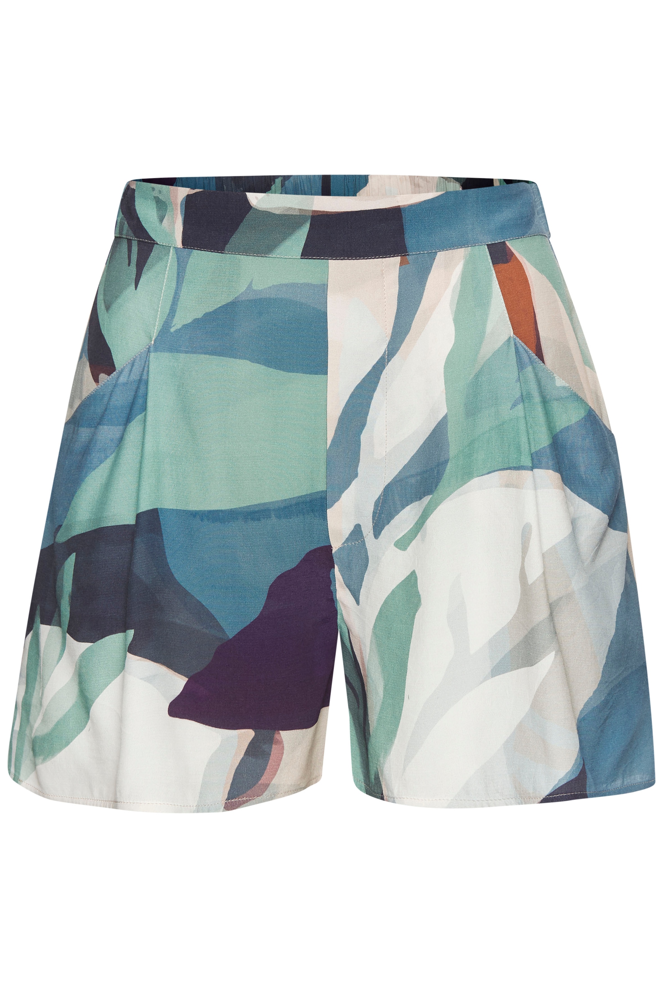 LASCANA Shorts, mit praktischen Eingrifftaschen vorne, kurze Hose mit Alloverprint