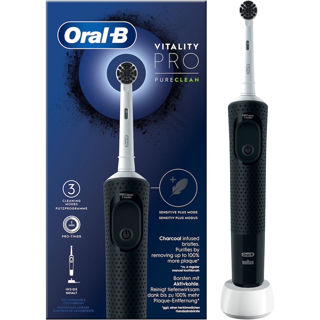 Oral-B Elektrische Zahnbürste »Vitality Pro«, 1 St. Aufsteckbürsten