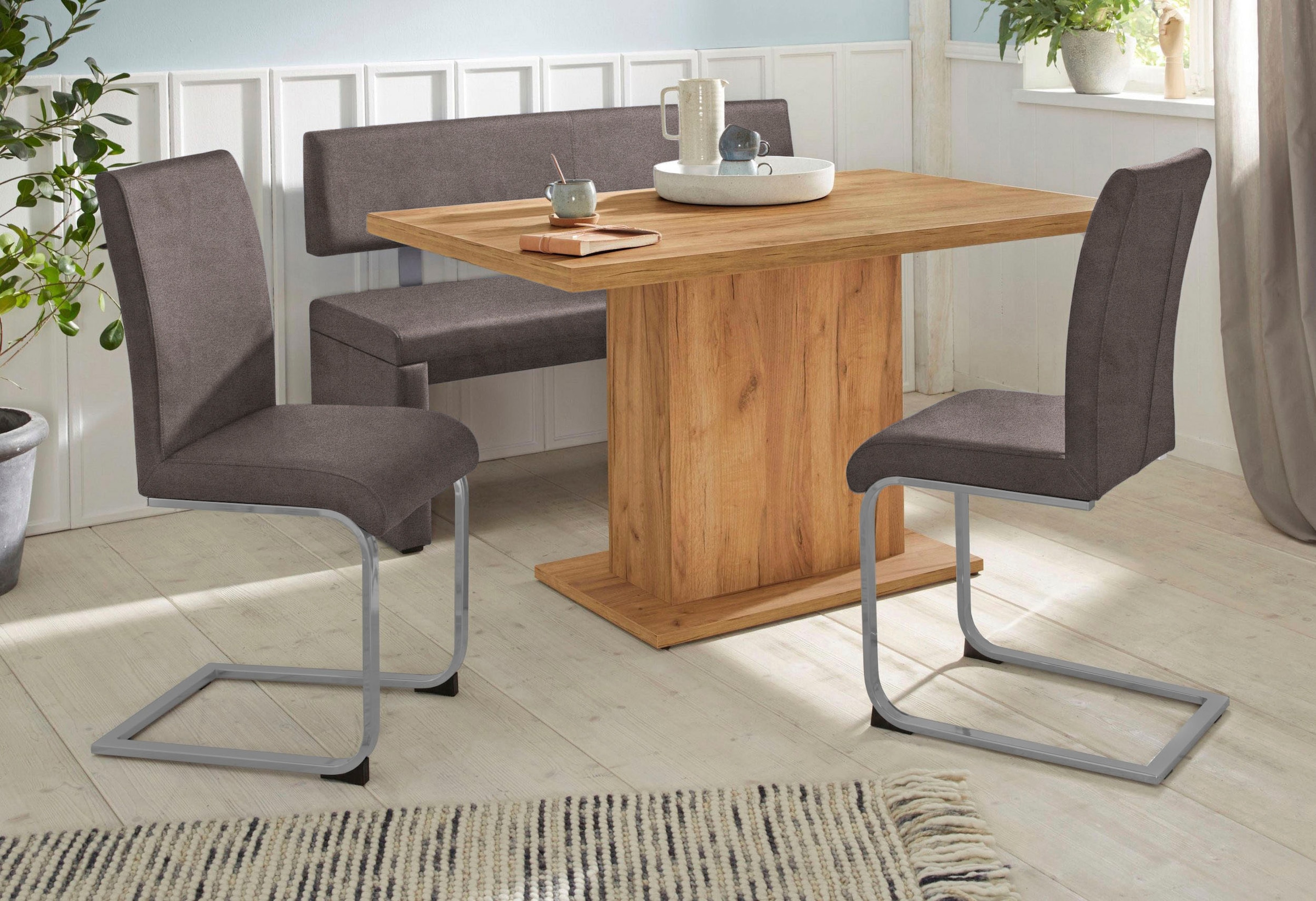 Home affaire Sitzbank »Charissa«, mit Lehne, Breite 140, 160 oder 180 cm
