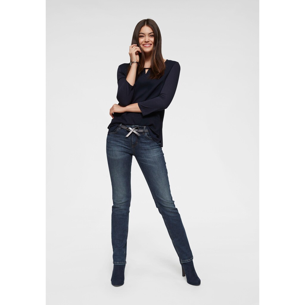 TOM TAILOR Straight-Jeans, in gerader "Straight" 5-Pocket-Form