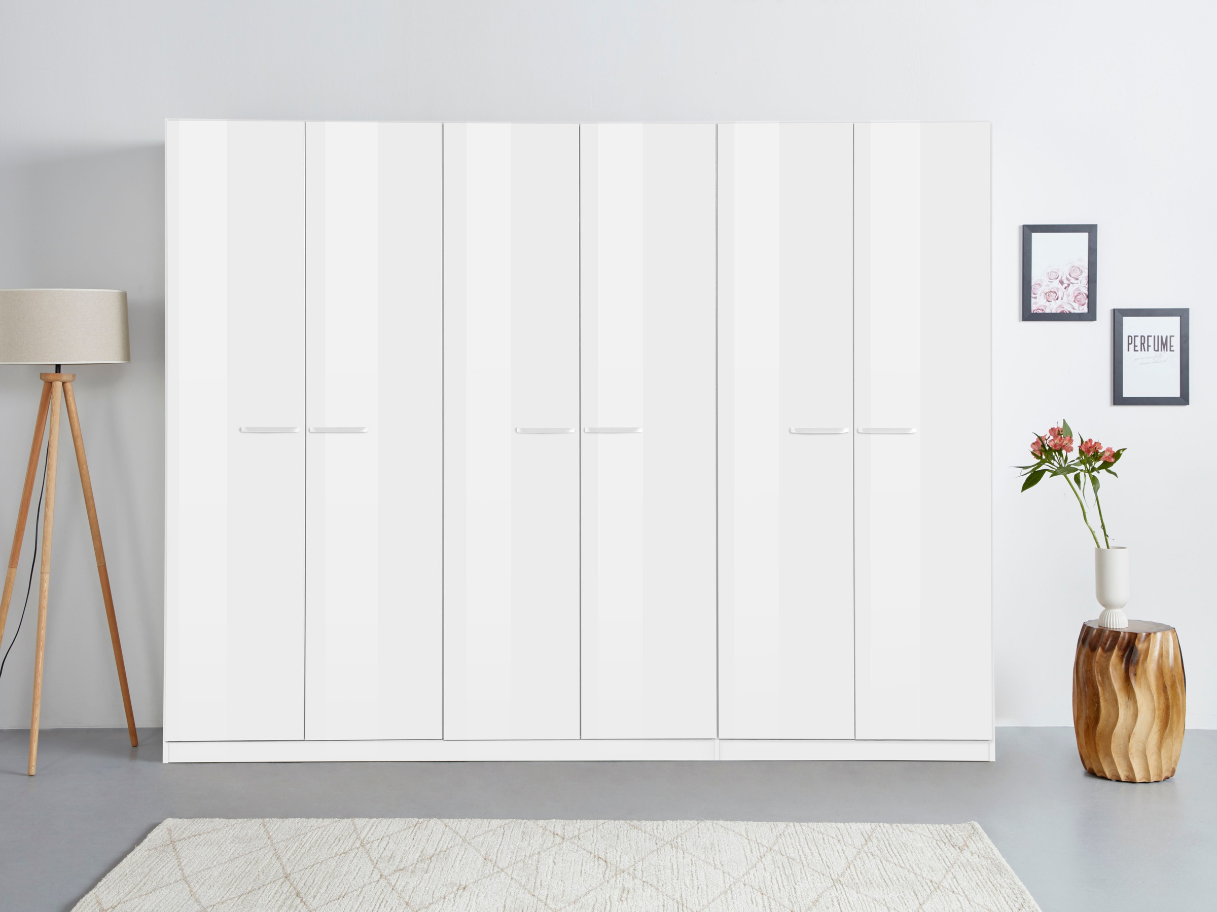 rauch Drehtürenschrank »Kleiderschrank Schrank Garderobe TOPSELLER OTELI inkl. Inneneinteilung«, mit 3 Innenschubladen extra Böden optional mit Spiegel MADE IN GERMANY