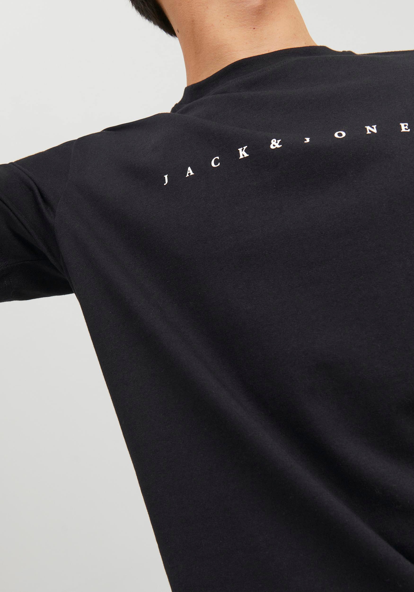 Jack & Jones Rundhalsshirt »JJESTAR JJ TEE SS NOOS«, mit Logo Schriftzug