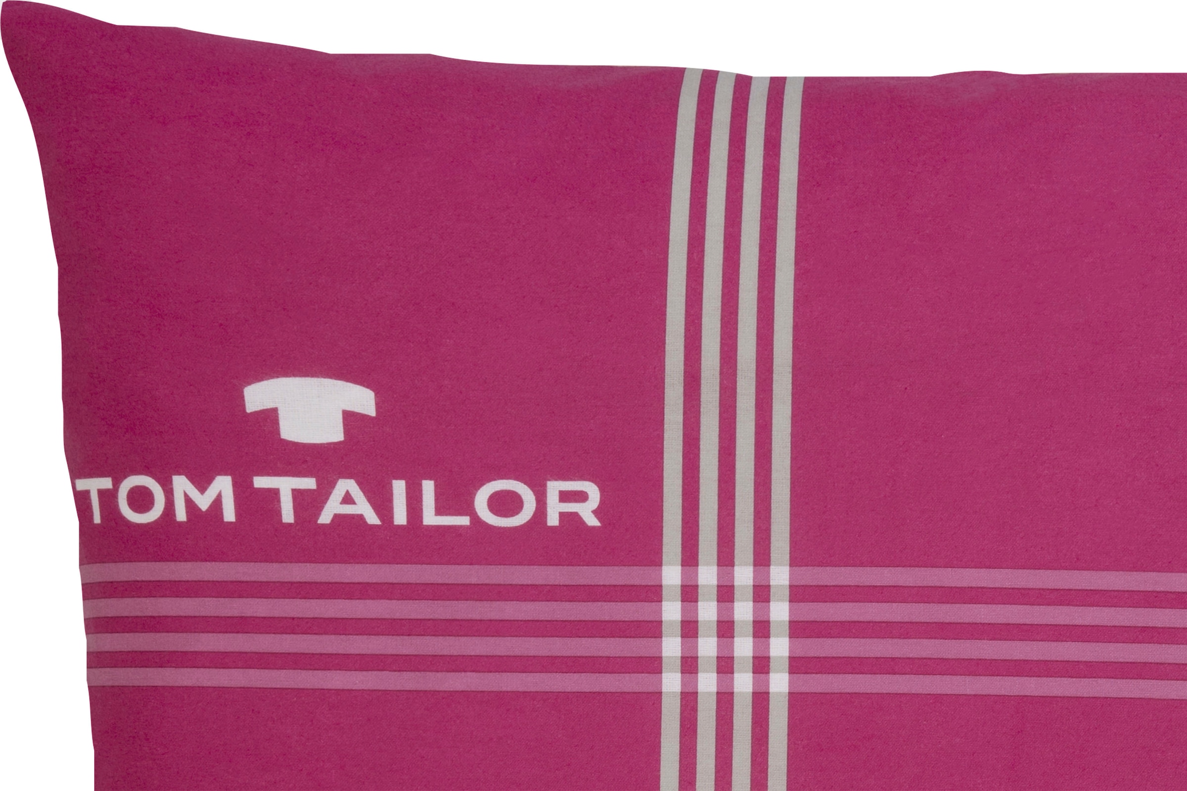 TOM TAILOR HOME Bettwäsche »Ole in Gr. 135x200 oder 155x220 cm«, karierte Bettwäsche aus Baumwolle, mit Reißverschluss