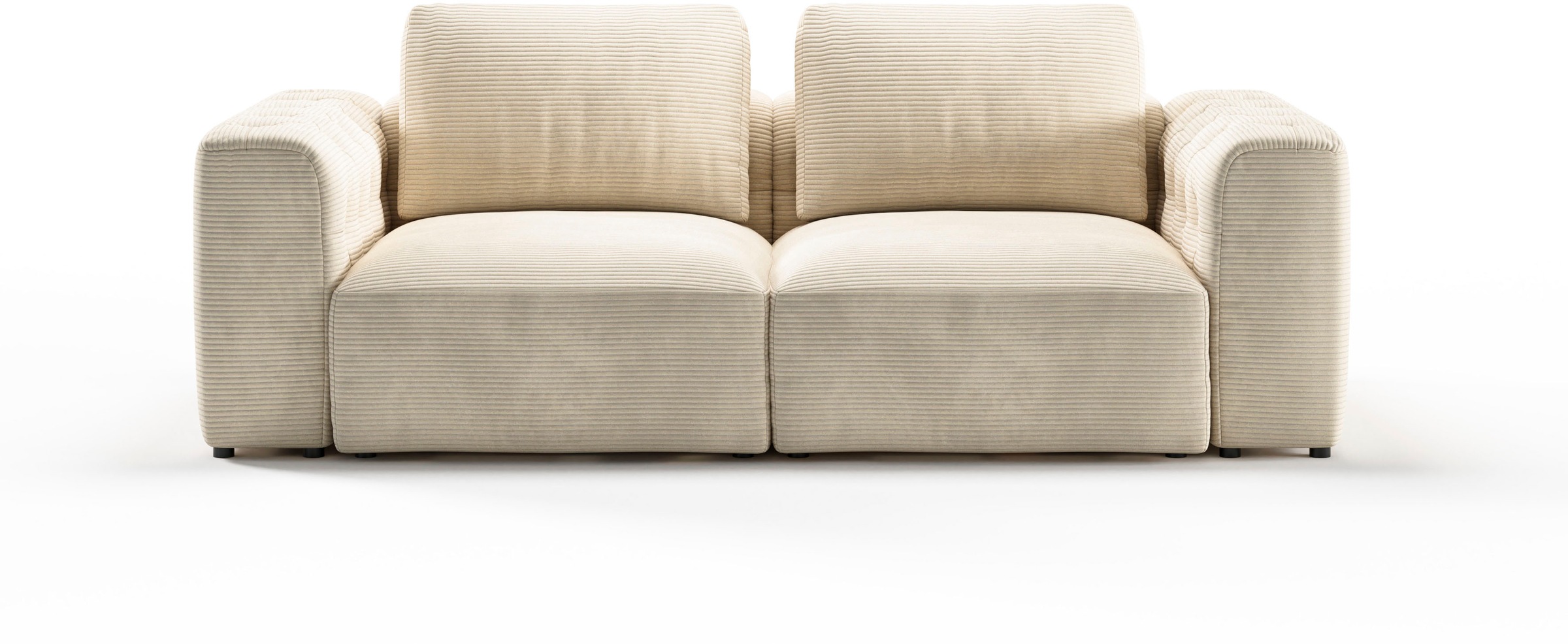 RAUM.ID 2-Sitzer »Cushid«, Modulsofa, bestehend aus 2 Teilen, Breite 218 cm