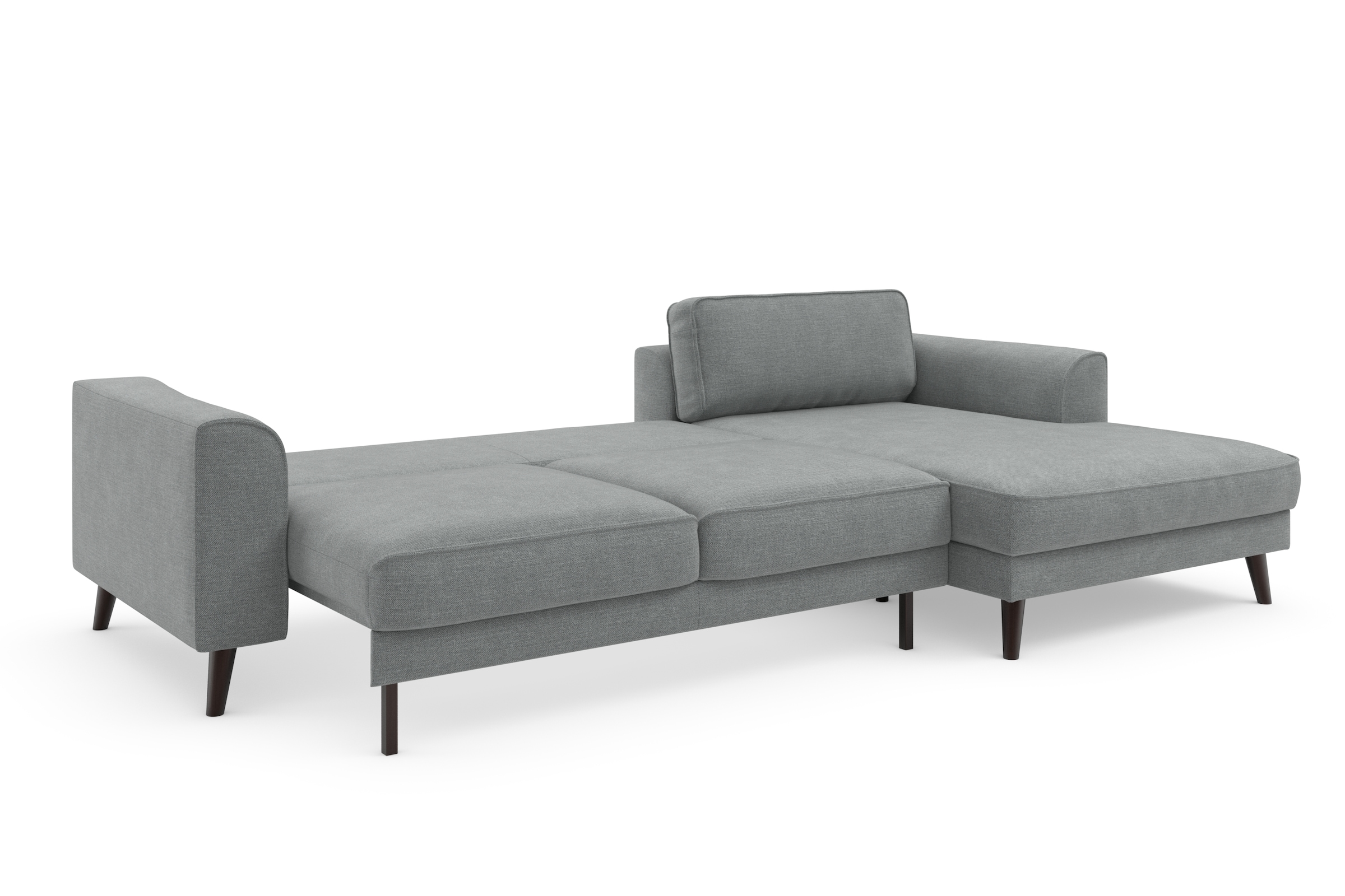 TRENDMANUFAKTUR Ecksofa »Lumber Jack, elegantes Designsofa, zeitlos modern, hoher Sitzkomfort«, wahlweise mit Bettfunktion u. Bettkasten, L-Form
