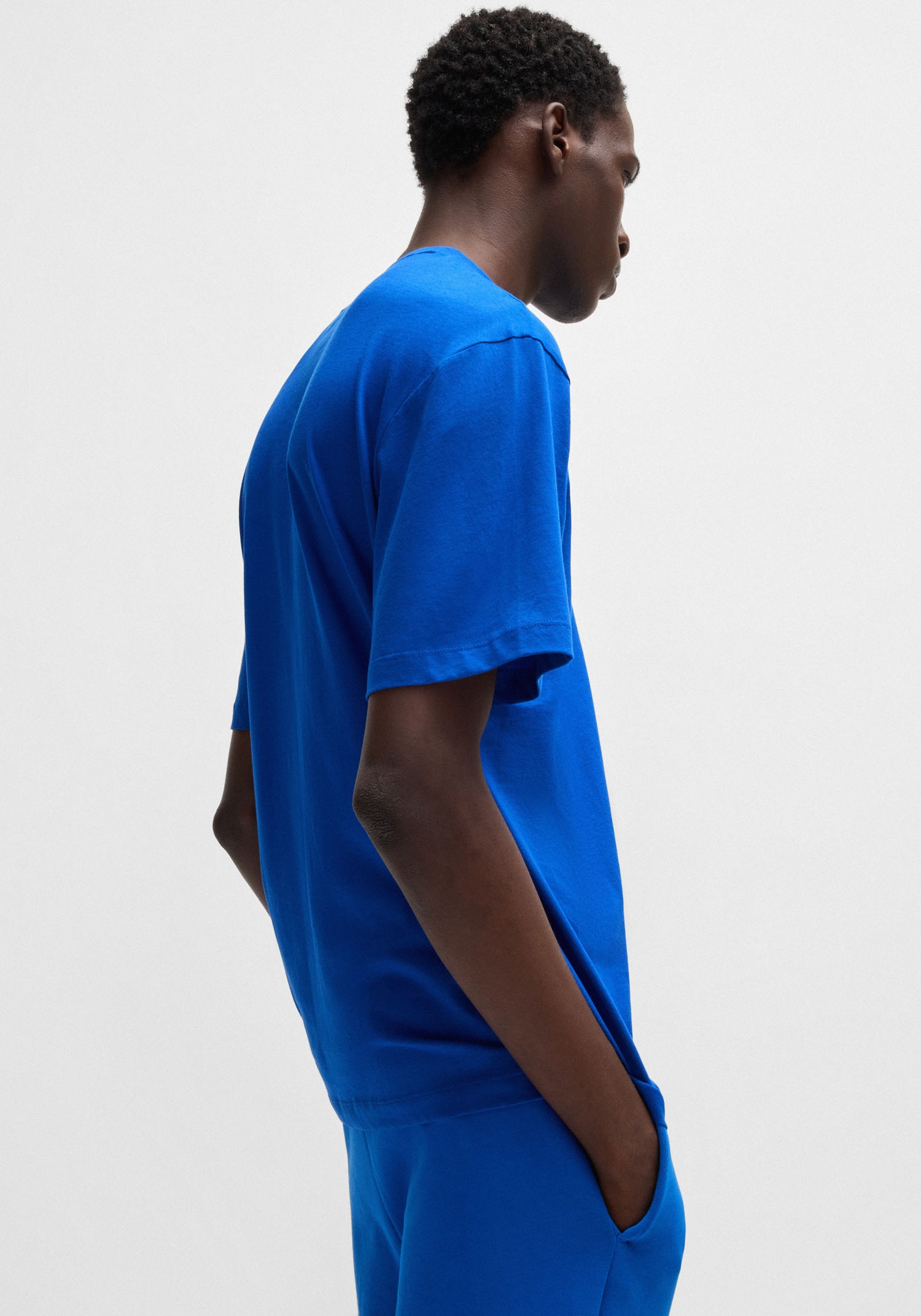 HUGO Blue T-Shirt »Nico«, mit großem Logo-Print, Unisex