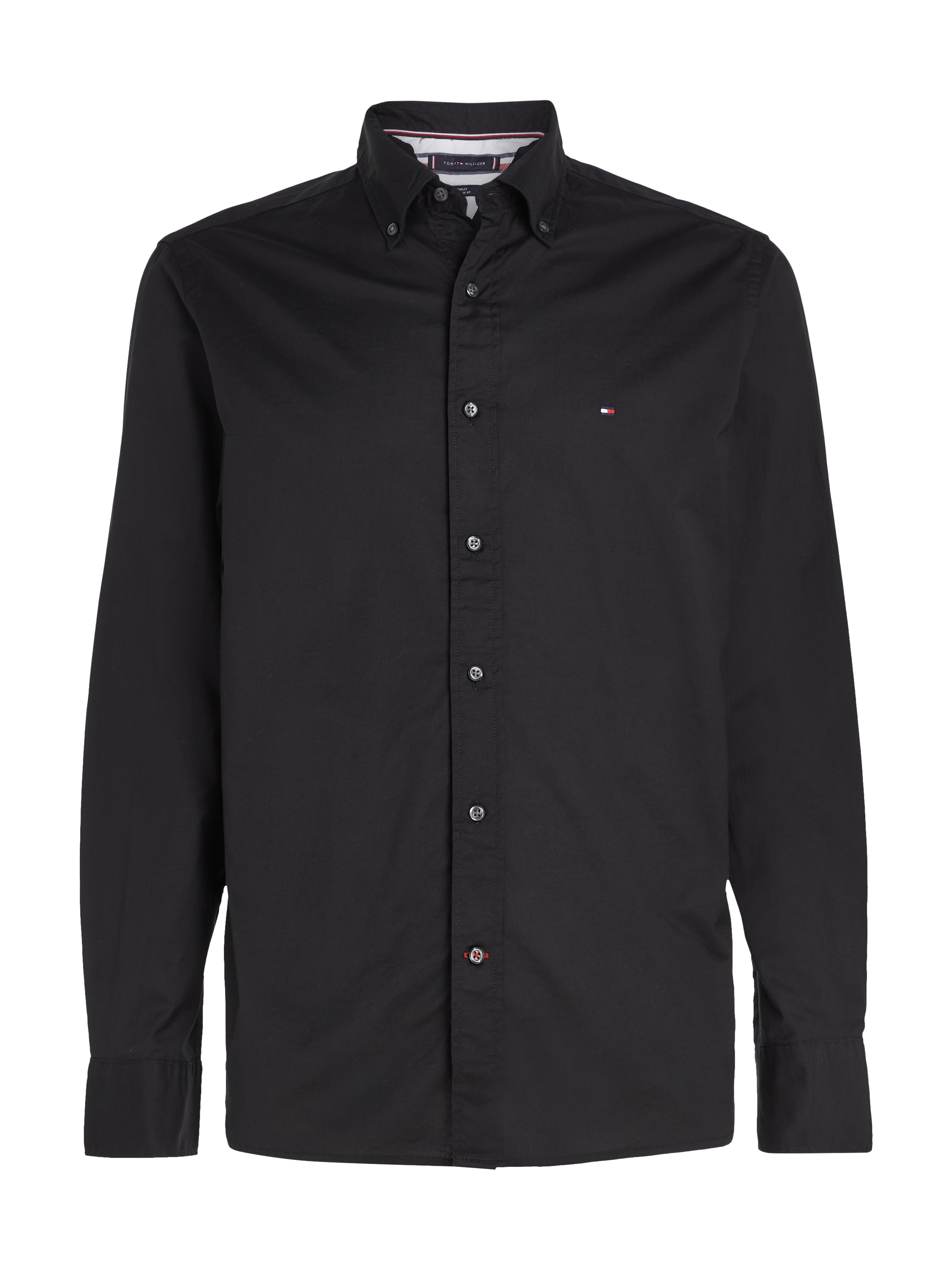 Tommy Hilfiger Langarmhemd »LA-Hemd Flex Poplin«