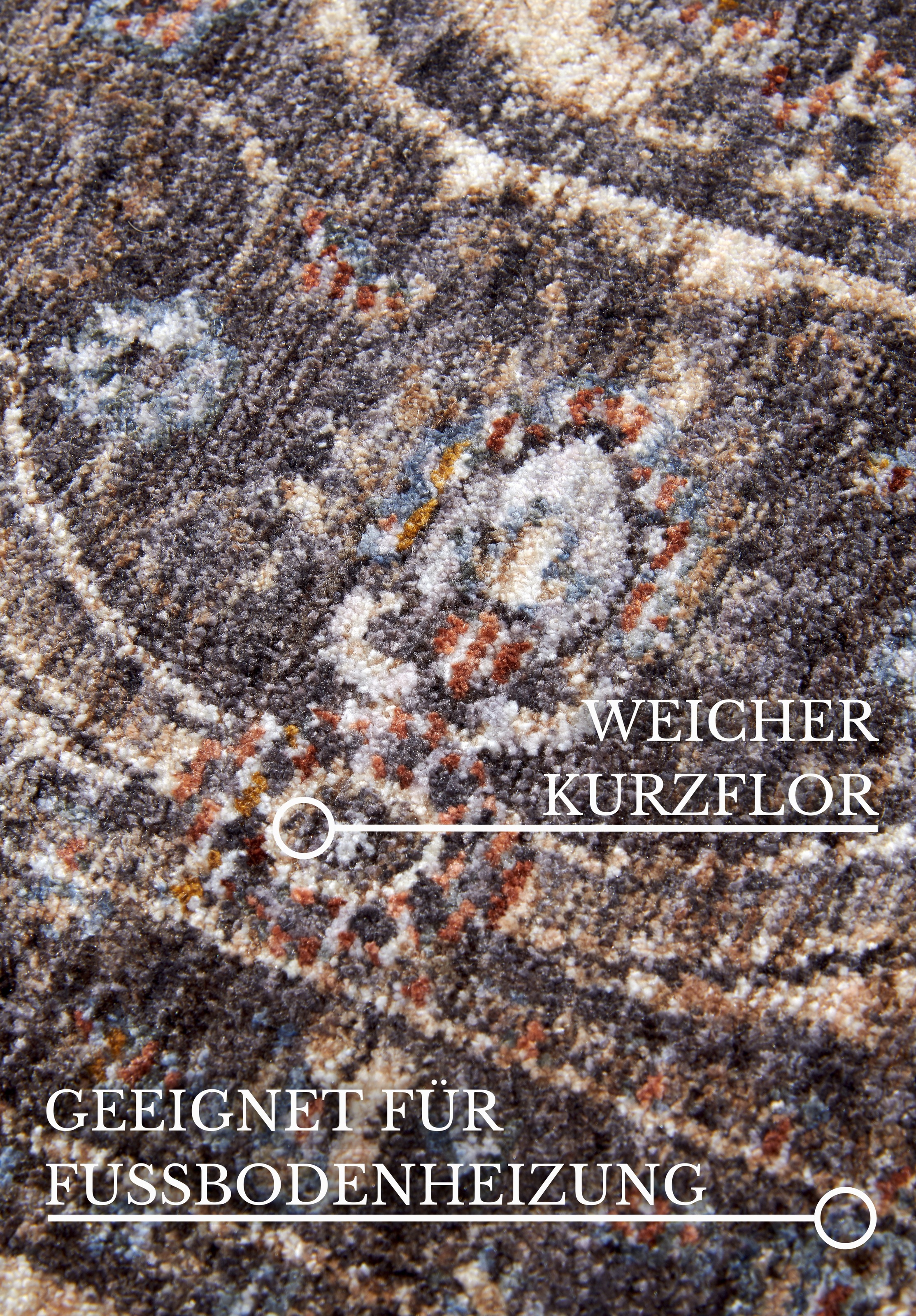 Villeroy & Boch Teppich »Renata«, rechteckig, 7 mm Höhe, Läufer, Orientalisch, Fransen, Wohnzimmer, Schlafzimmer, Vintage