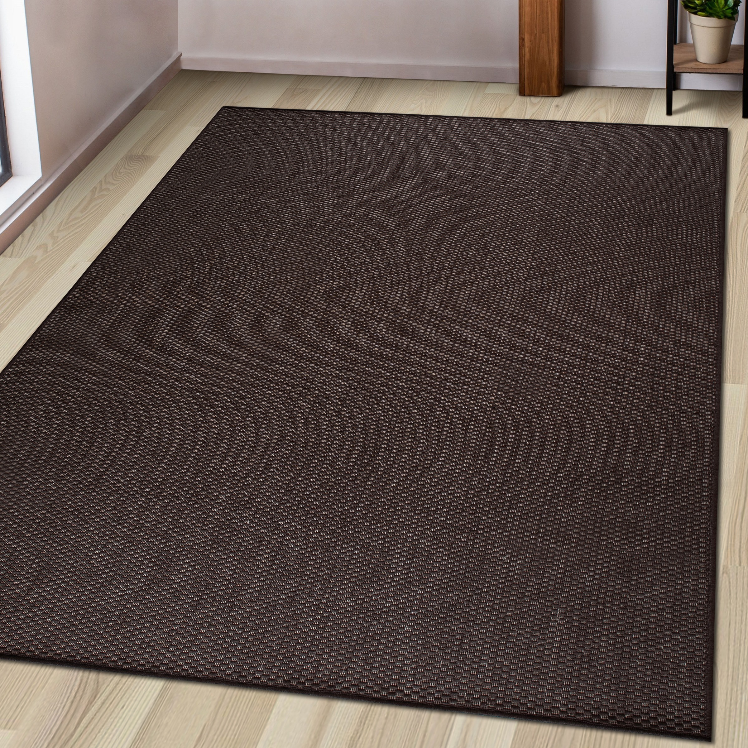 my home Teppich »Venedig auch als Läufer erhältlich«, rechteckig, 4 mm Höhe, In- und Outdoor geeignet, Sisal-Optik, Wetterfest & UV-beständig