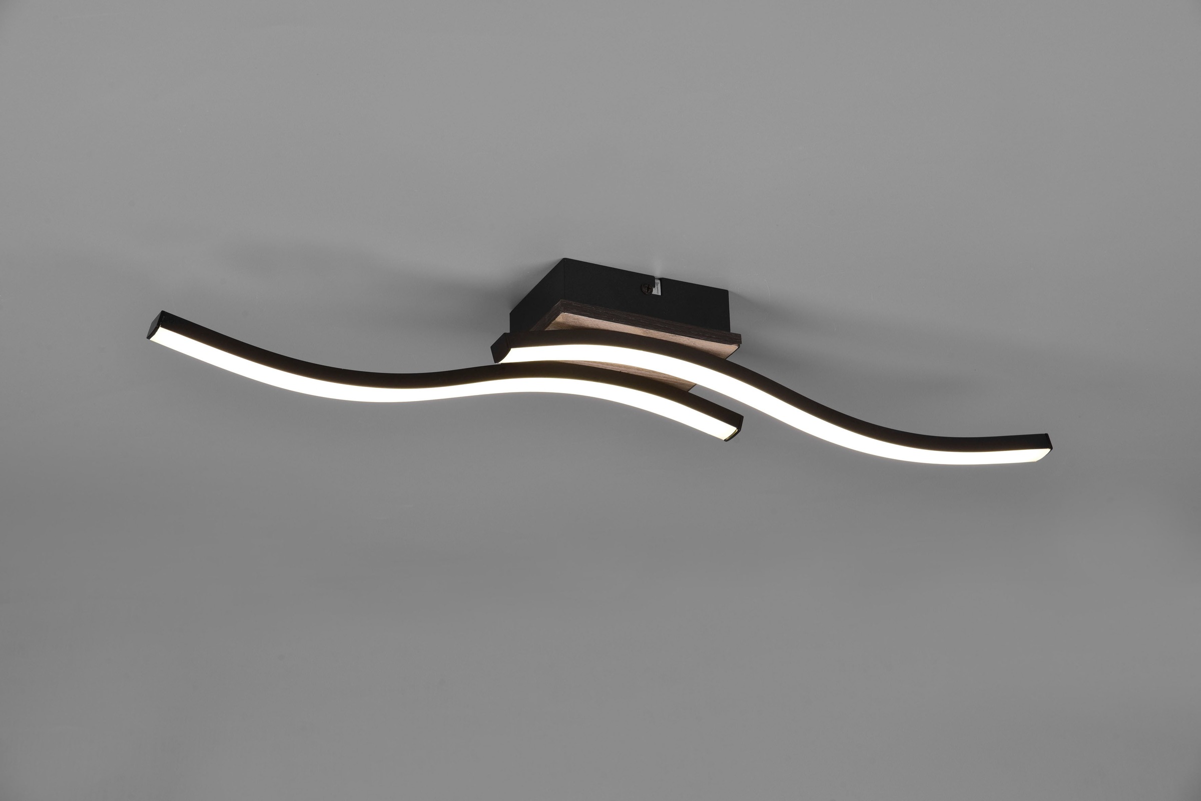 TRIO Leuchten LED Deckenleuchte »Route«, 2 flammig-flammig, moderne Deckenlampe 2-flammig, LEDs mit 2x 500 Lumen