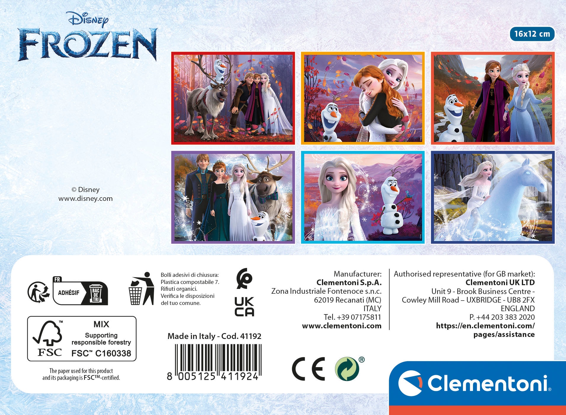 Clementoni® Würfelpuzzle »Frozen 2«, Made in Europe; FSC® - schützt Wald - weltweit