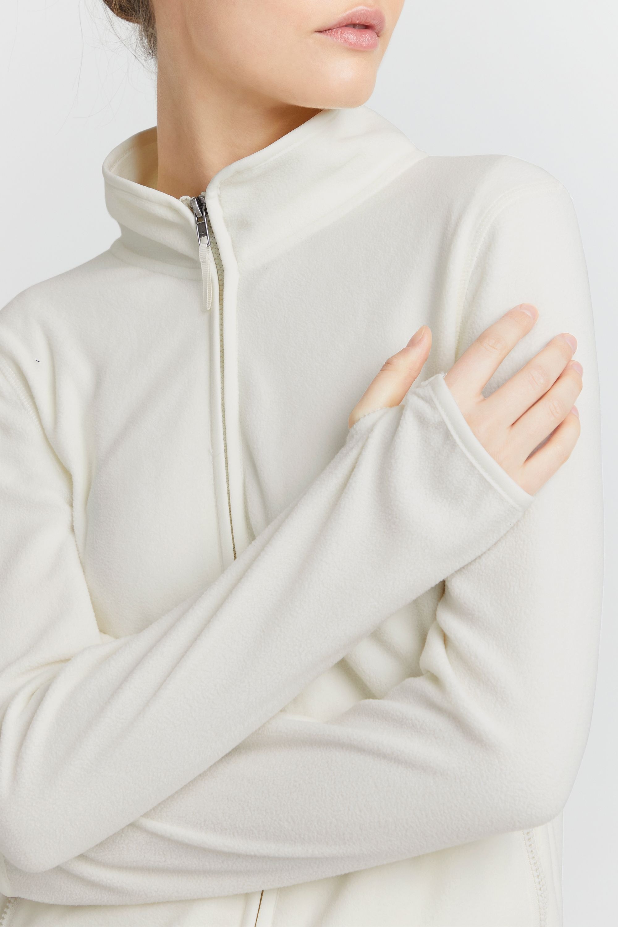 OXMO Fleecejacke »Fleecejacke OXRikka«, ohne Kapuze