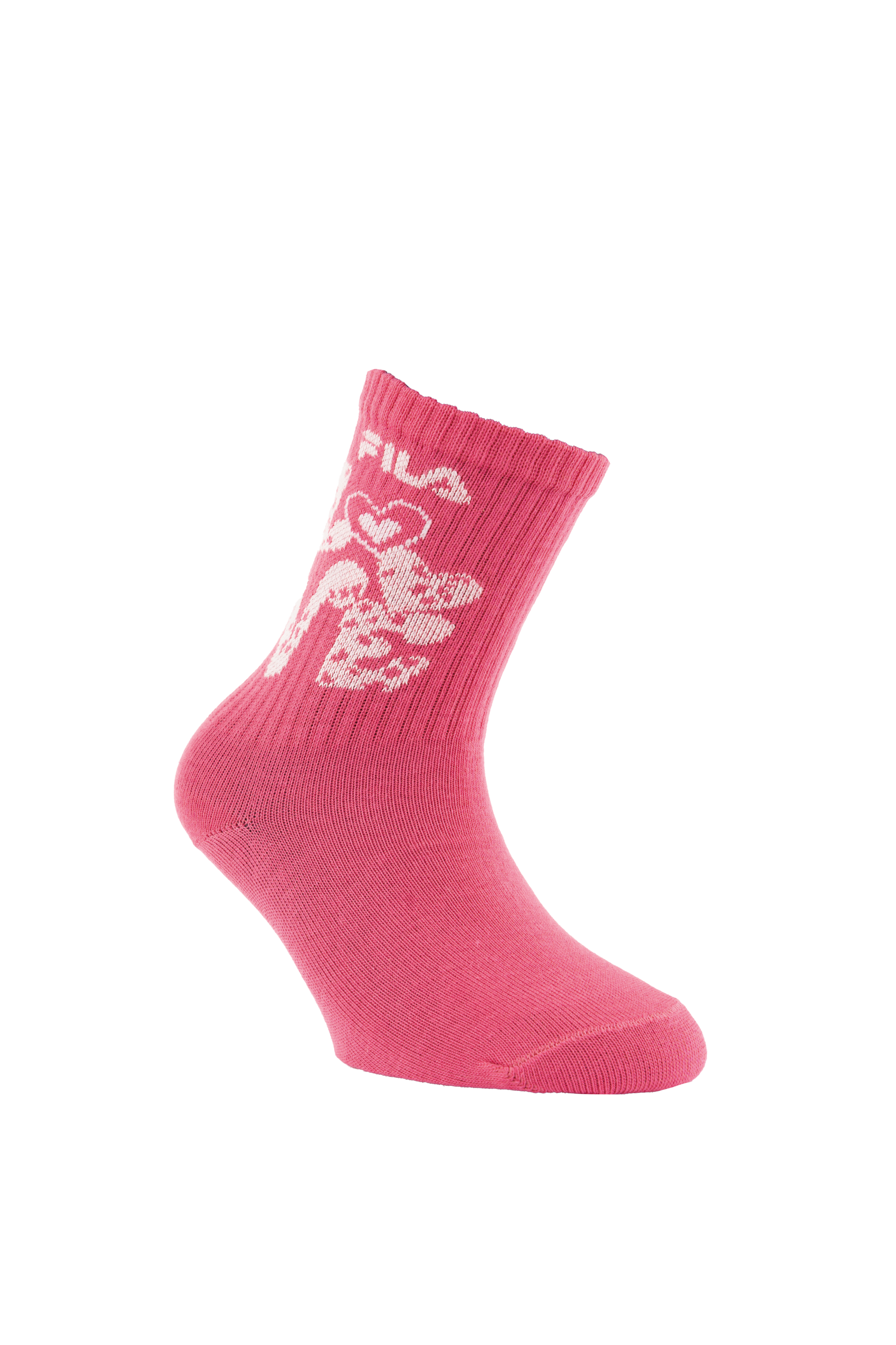 Fila Socken 6 Paar,  mit breitem Rippenbündchen, Cotton-Mix, Love-Design