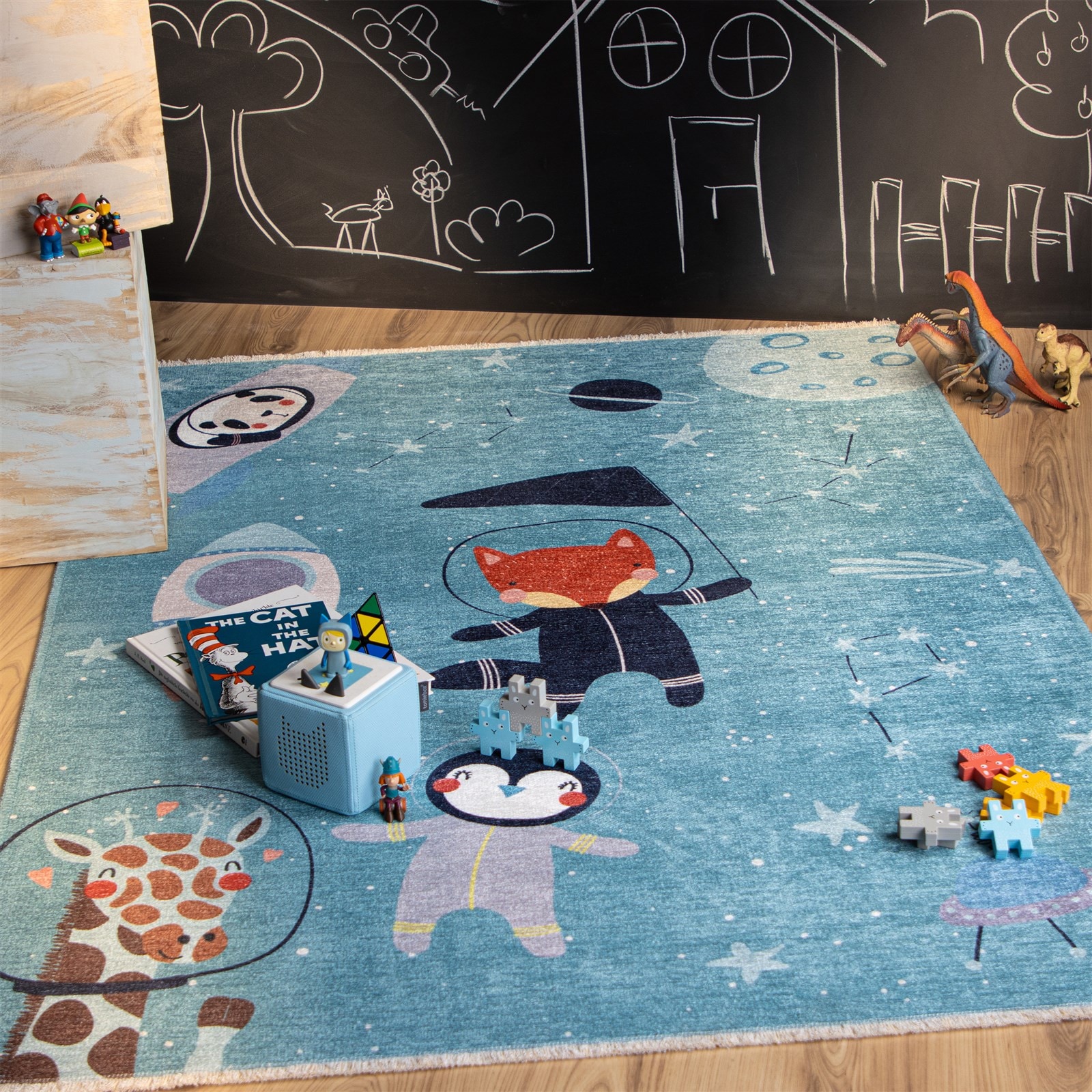 Kayoom Kinderteppich »Joanna 610« rechteckig 6 mm Höhe Kurzflor, Modernes Muster, Deko, Wolle