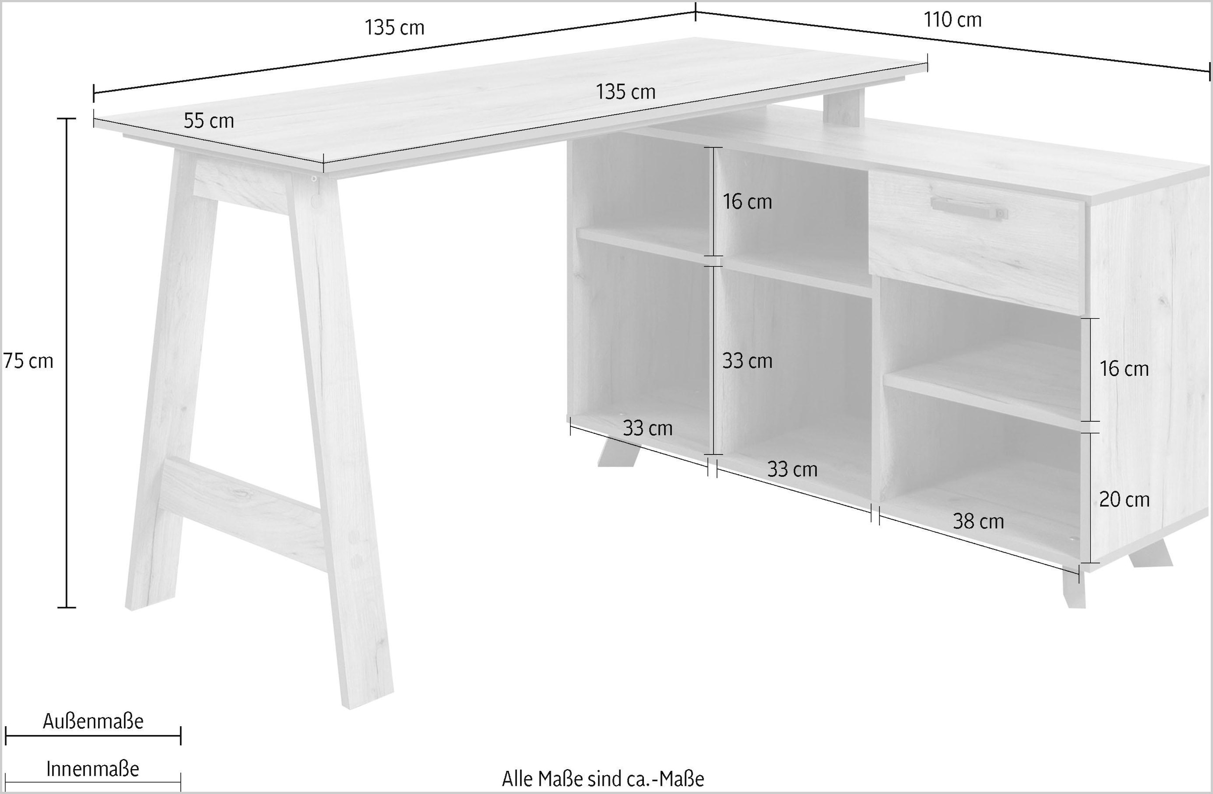 Homexperts Schreibtisch »Basti«