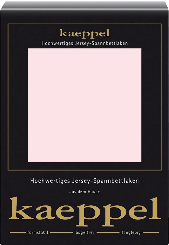 Kaeppel Spannbettlaken "Single Jersey Mako Cotton" Bettlaken aus 100% Baumwolle