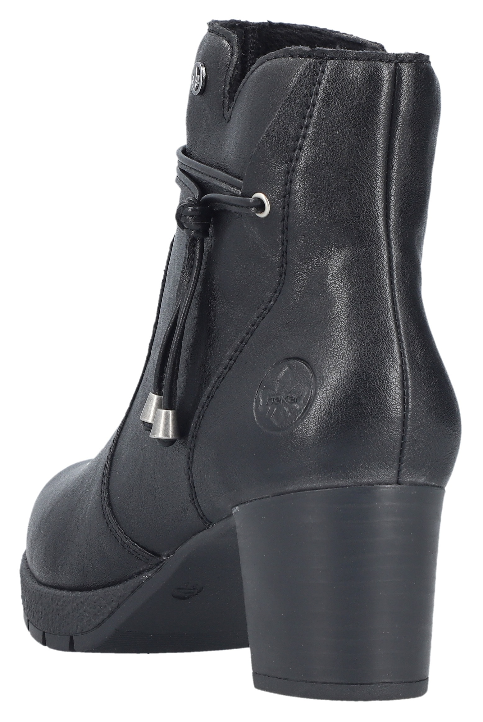 Rieker Stiefelette  Businessstiefelette, Blockabsatz, Boots in schmler Form