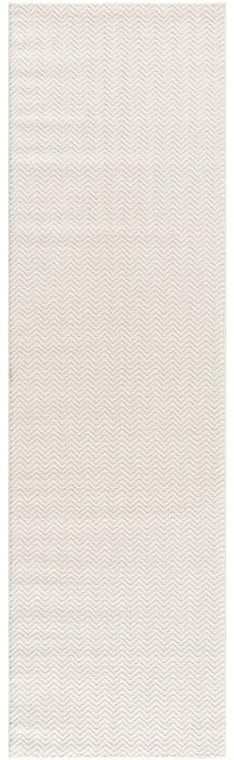 Carpet City Teppich »Friseé-Teppich FANCY805«, rechteckig, 12 mm Höhe, Läufer, Kurzflor, Einfarbig, 3D-Optik, Zickzack Look, Wohnzimmer