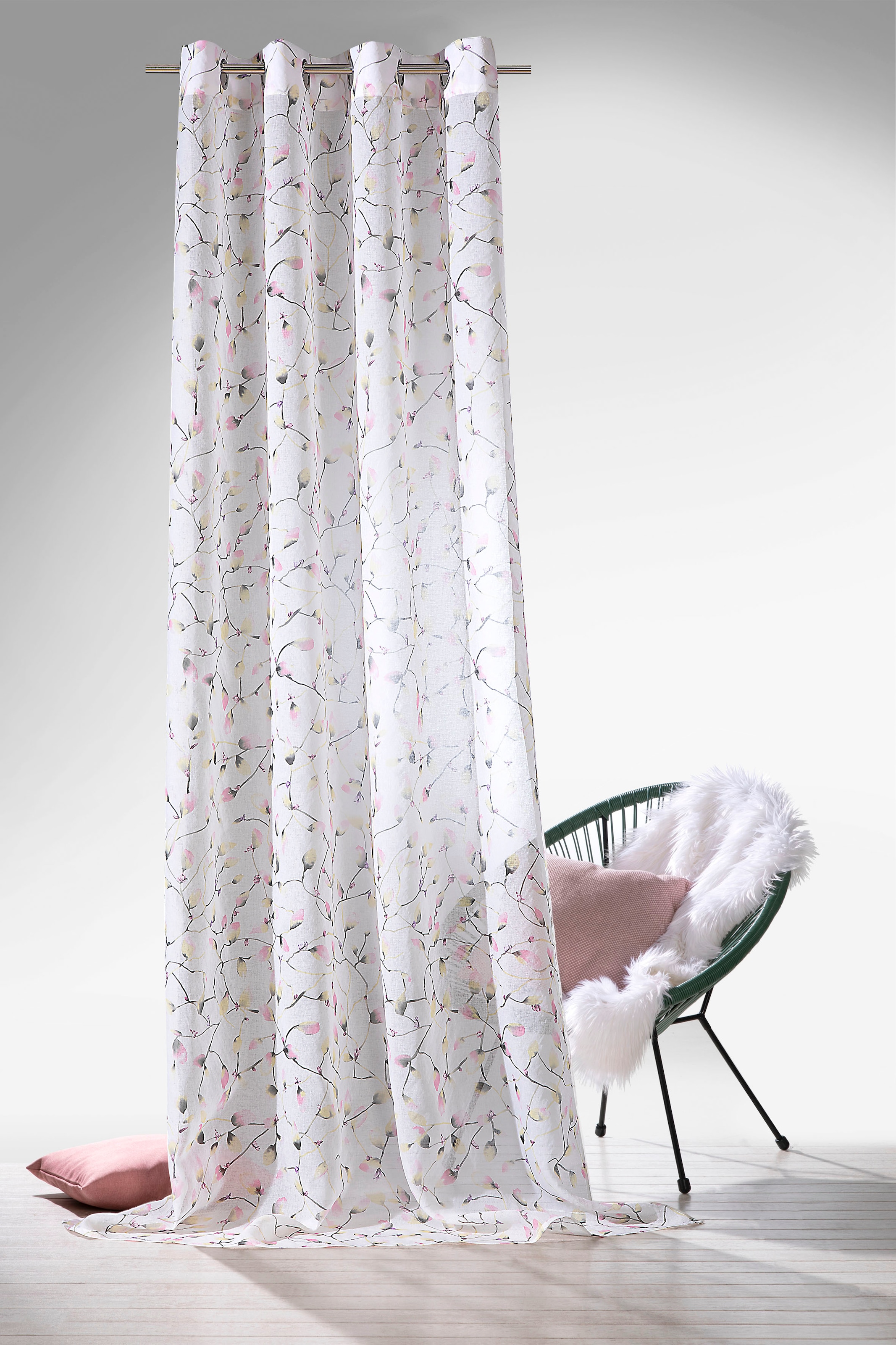 Weckbrodt Vorhang »Mila«, (1 St.), mit Floralem Digitaldruck