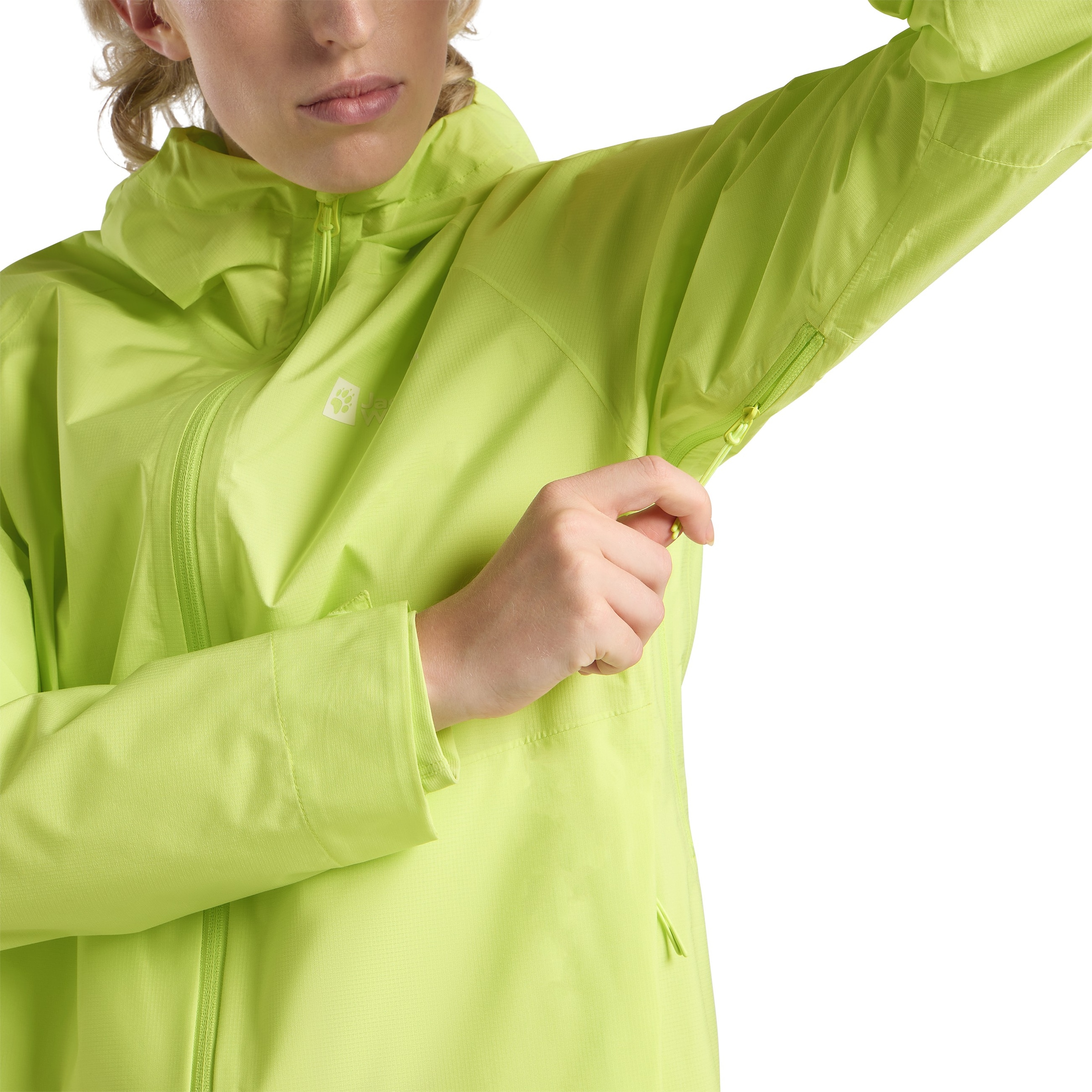 Jack Wolfskin Outdoorjacke »PRELIGHT 2.5L LT JKT W«, mit Kapuze