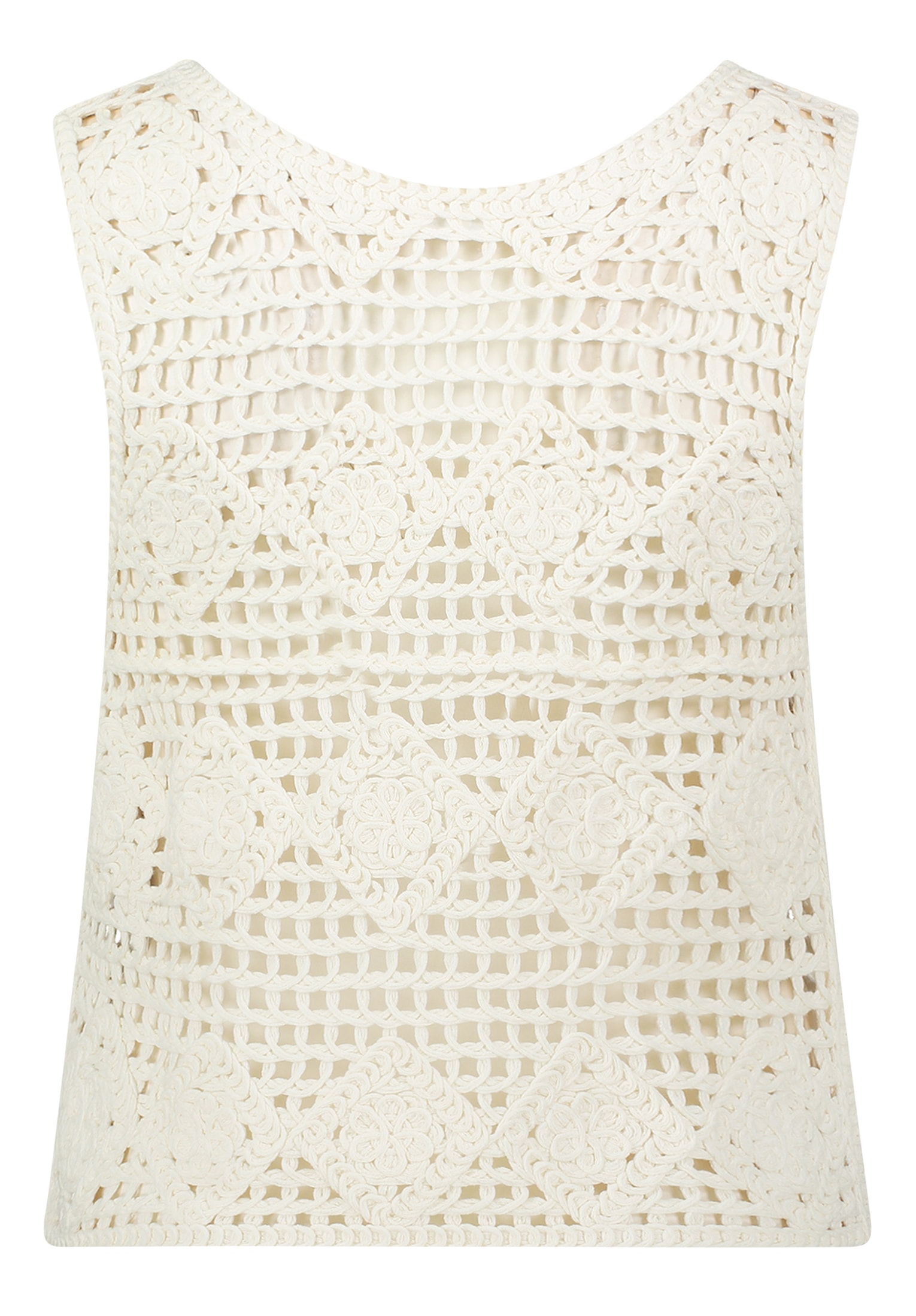 Betty&Co Stricktop »Strick-Top mit Lochmuster«