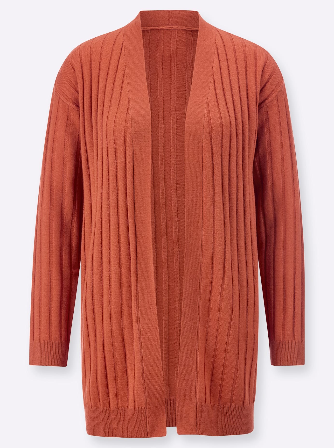 Classic Basics Longstrickjacke