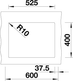 Blanco Granitspüle »SUBLINE 340/160-U«