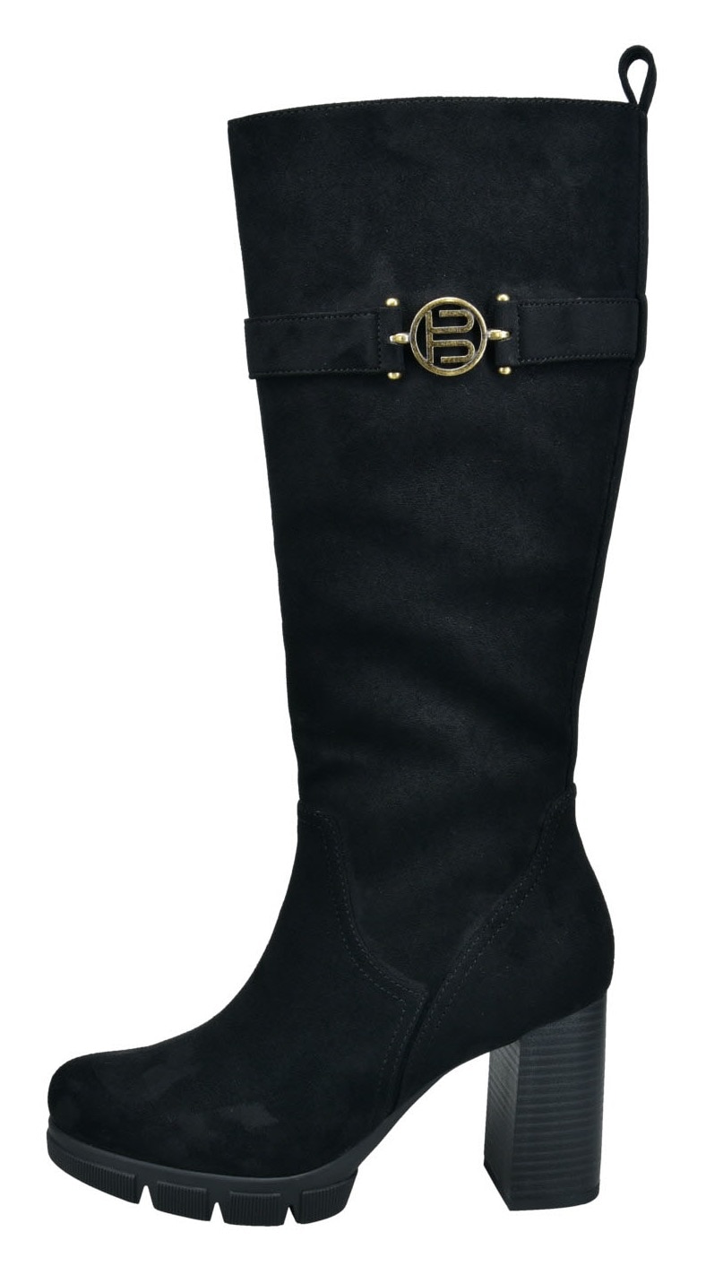 BAGATT Stiefel, mit goldfarbenem Logo-Schmuckelement