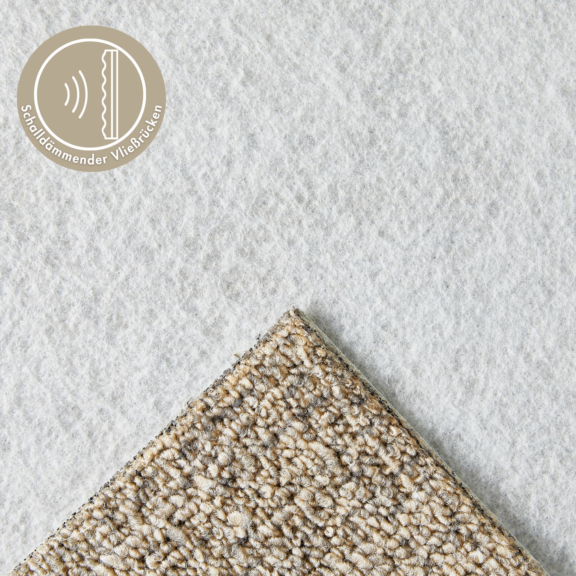 Andiamo Teppichboden »Joe, Schlinge, Made in Netherlands«, rechteckig, 8 mm Höhe, Breite 400 cm, meliert, Wohnzimmer, strapazierfähig & robust