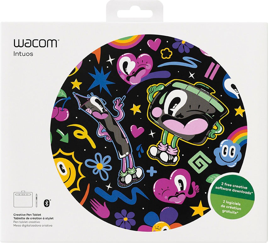Wacom Grafiktablett »Intuos S Bluetooth Black«,)