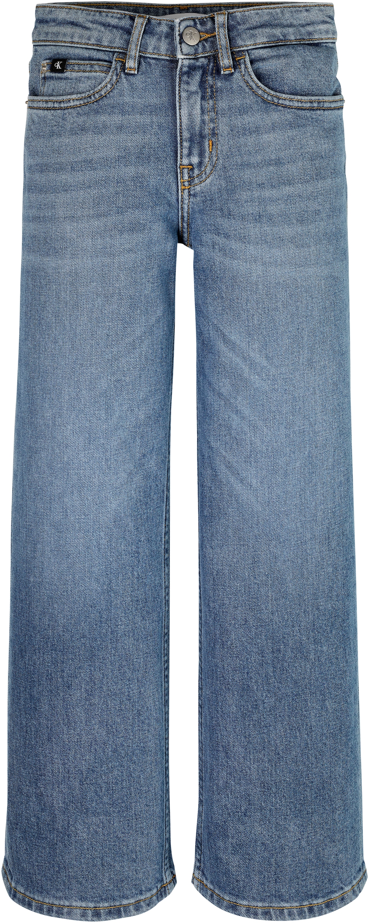 Calvin Klein Jeans Straight-Jeans »HR WIDE LEG AUTH BLUE DENIM«, für Kinder bis 16 Jahre