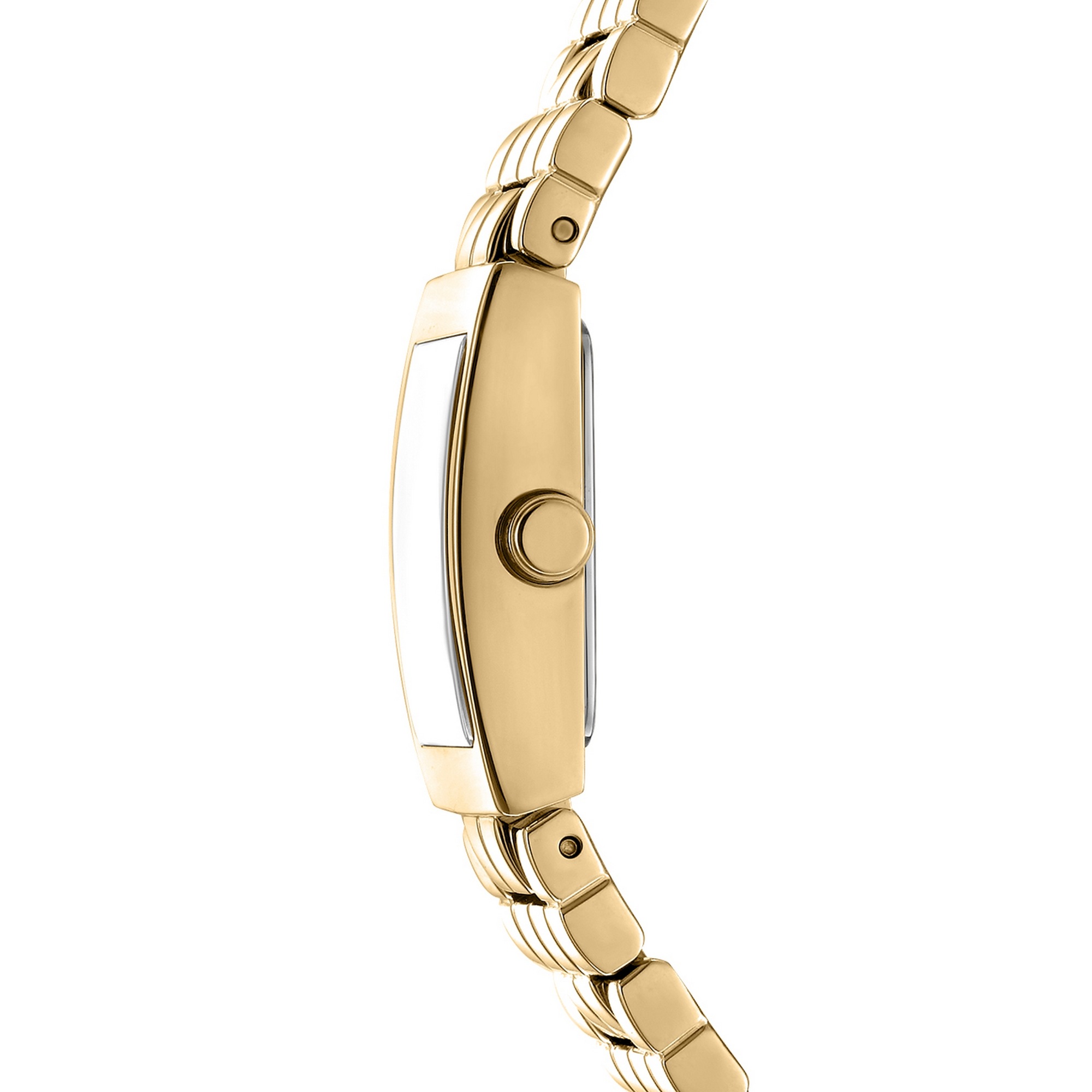 DKNY Quarzuhr »Signature square Watch« Armbanduhr, Damenuhr, Edelstahlarmband, analog