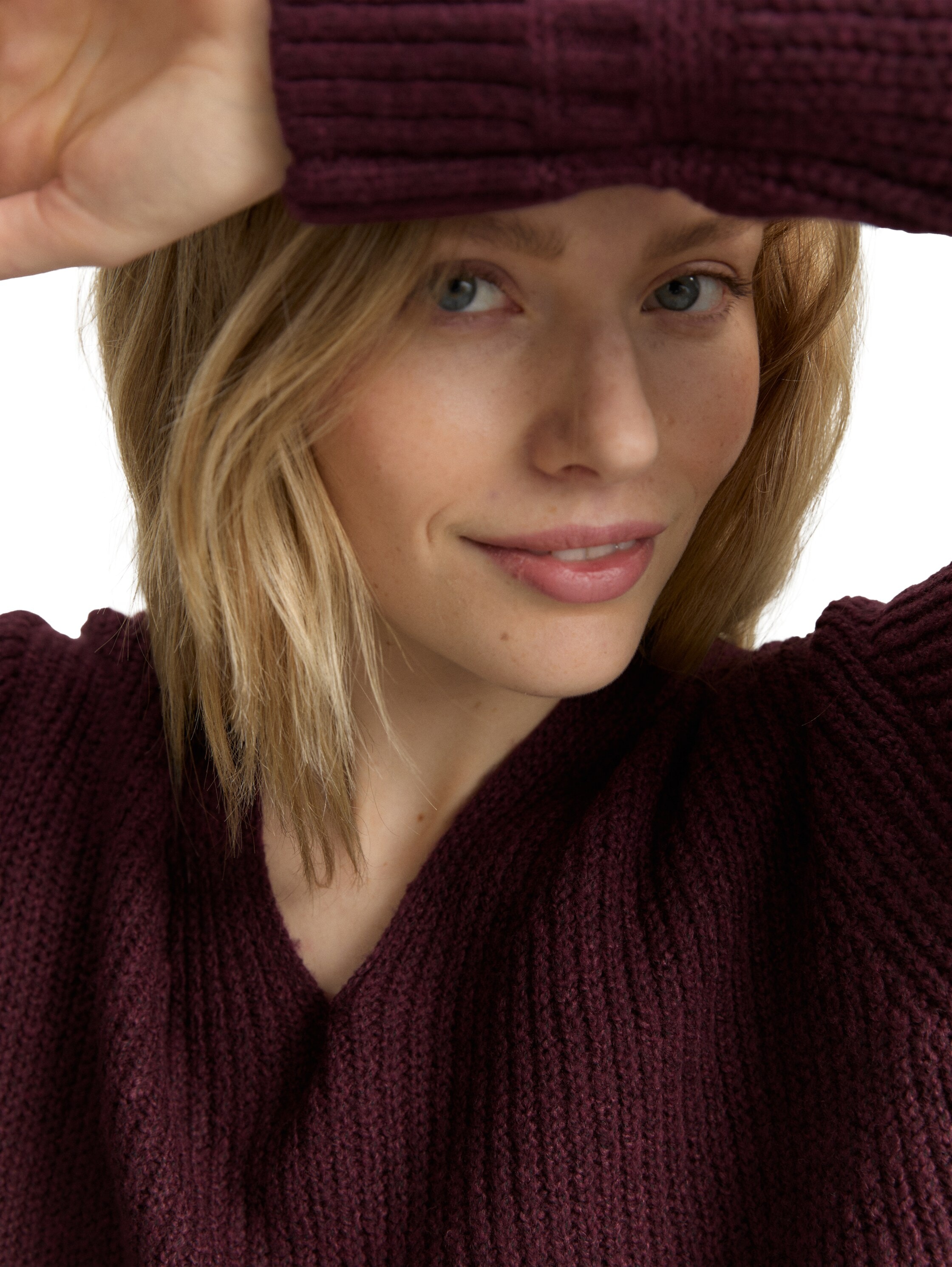 TOM TAILOR Strickpullover, mit Rippstruktur