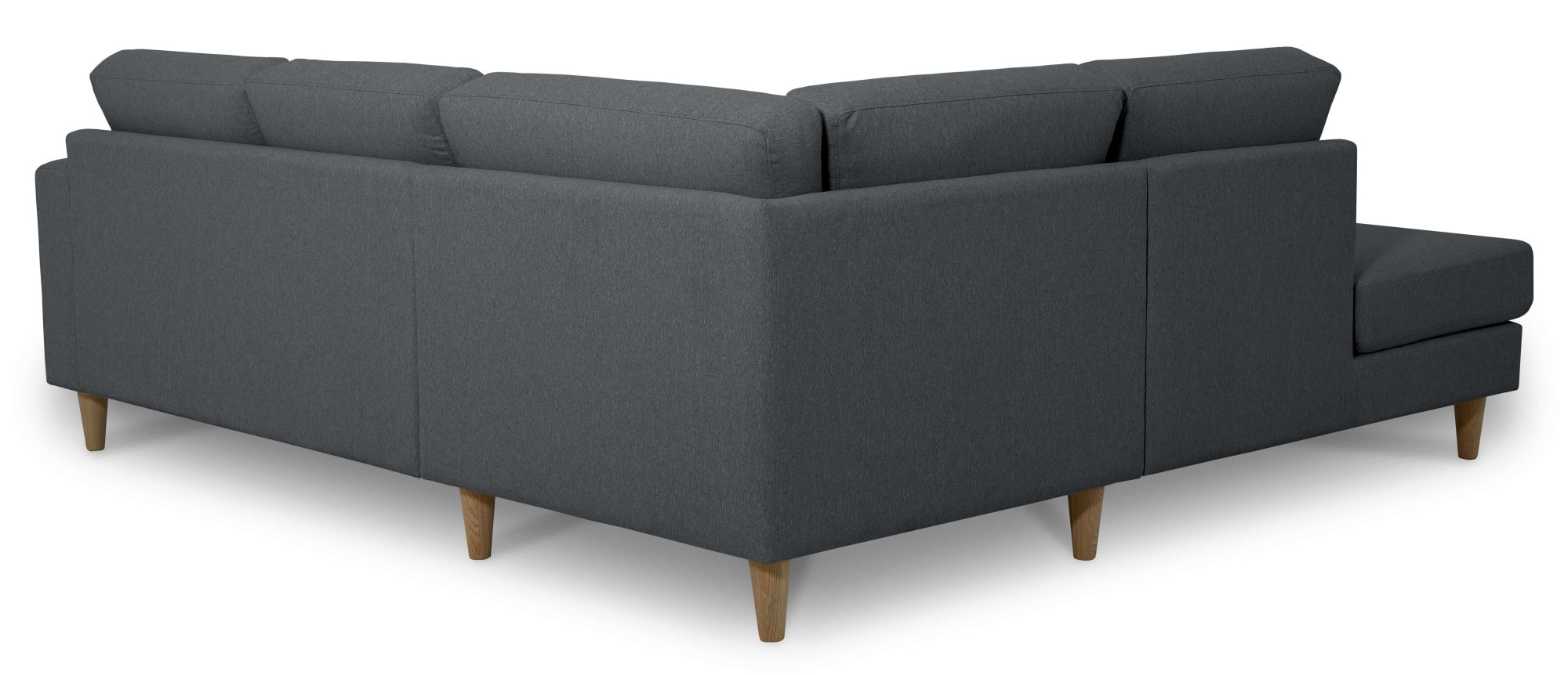 andas Ecksofa »Tvinno« im skandinavischen Stil, L-Form, mit Massivholzfüßen, Breite 230 cm