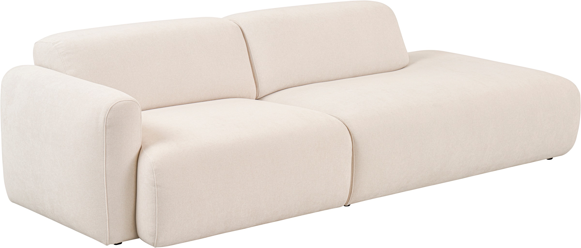 andas 2-Sitzer »Myrland«, Breite 220 cm, Chenille, Easy Clean Stoff, mit Kaltschaum