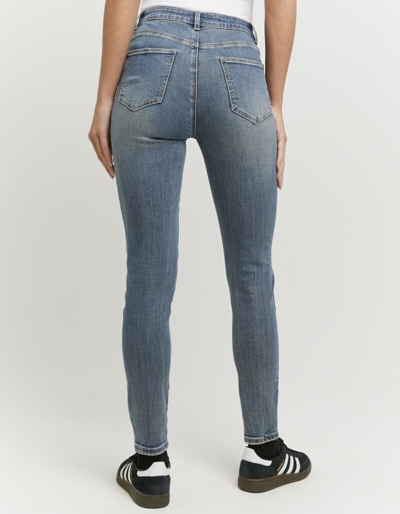 Tally Weijl High-waist-Jeans »SPADESMART2« mit engem Beinverlauf und hoher Leibhöhe