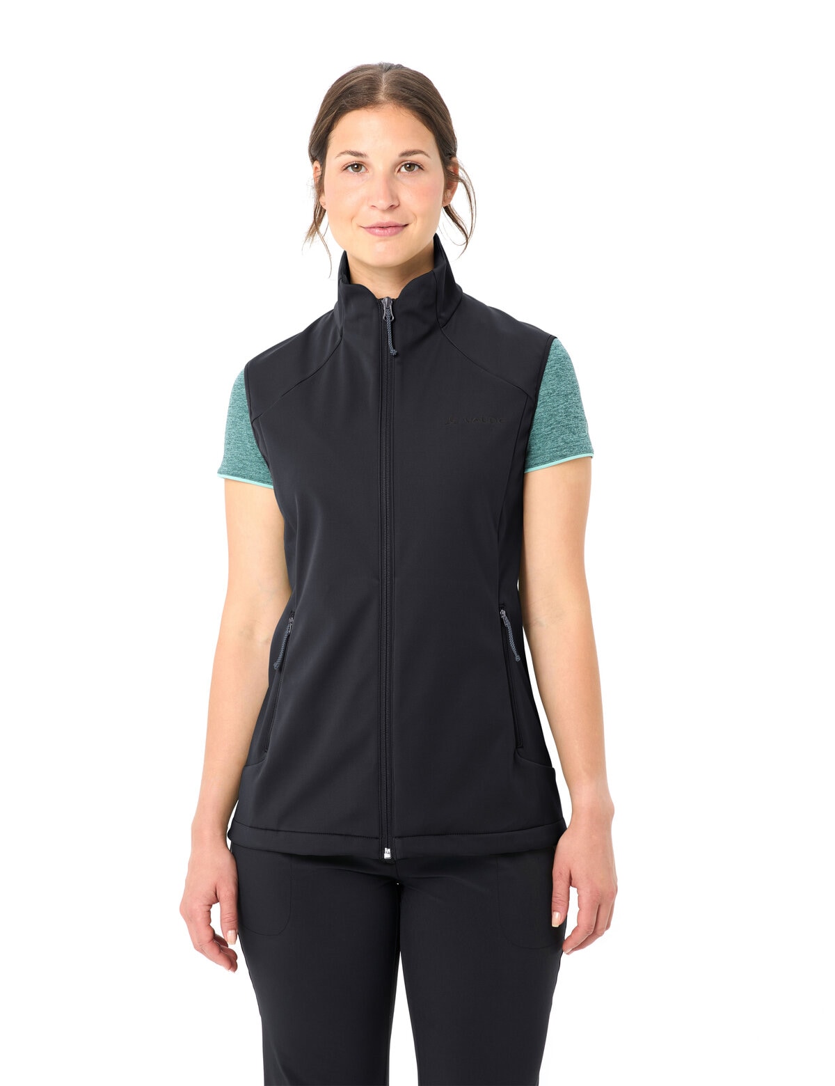 VAUDE Softshellweste »Women's Everhike Softshell Vest« wasserabweisend, windabweisend, wärmeisoliert, sportlicher Stil