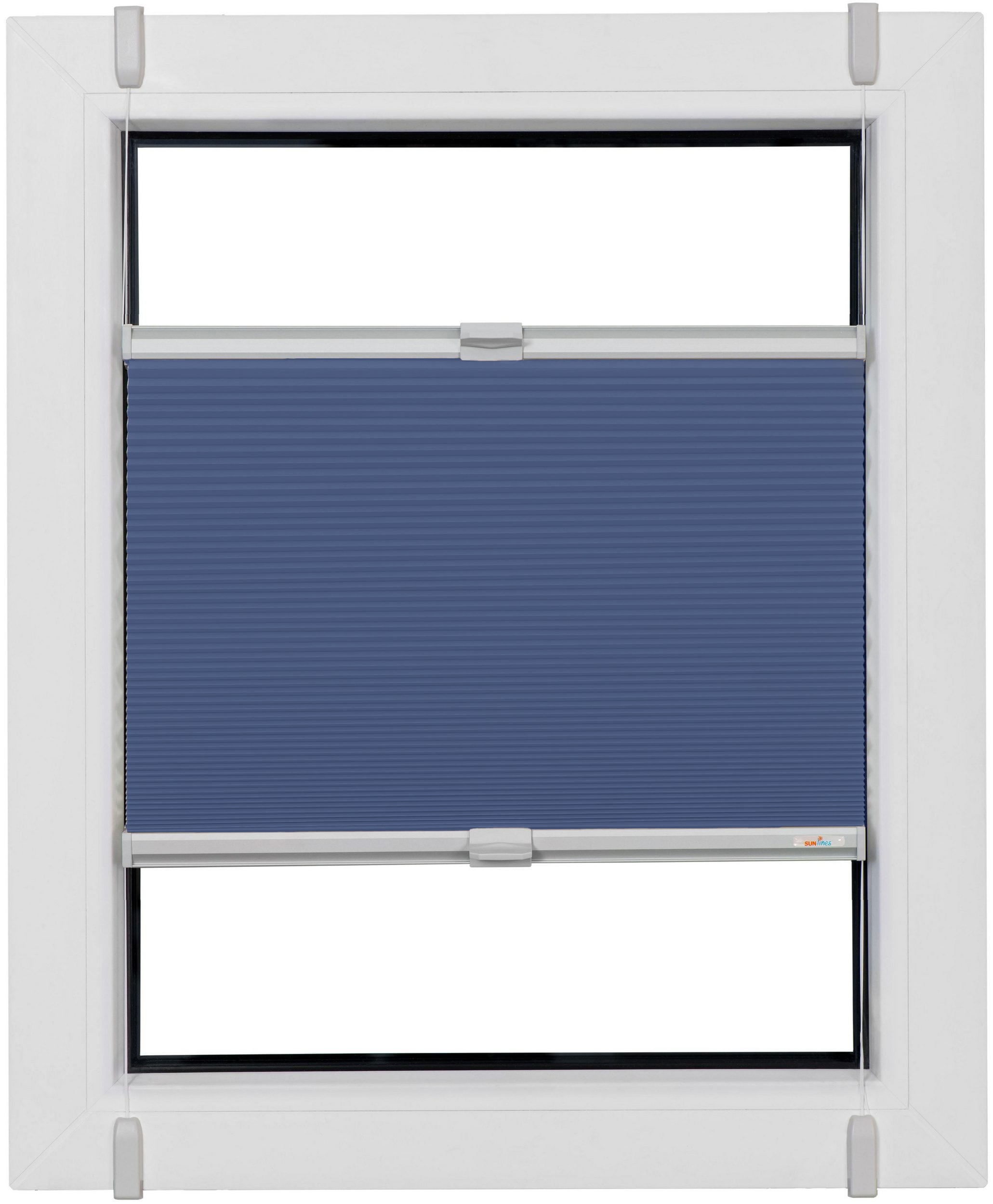 sunlines Plissee »Start-up Style Honeycomb« verdunkelnd energiesparend ohne Bohren verspannt verspannt mit Simply-Fix Klemmträger, Wabenplissee, nach Maß