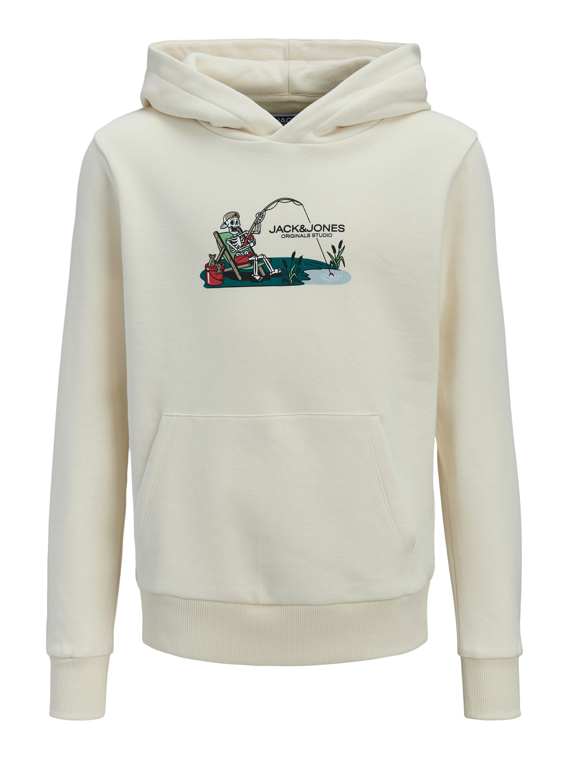 Jack & Jones Junior Kapuzensweatshirt »JORSKULL NATURE SWEAT HOOD SN JNR«
