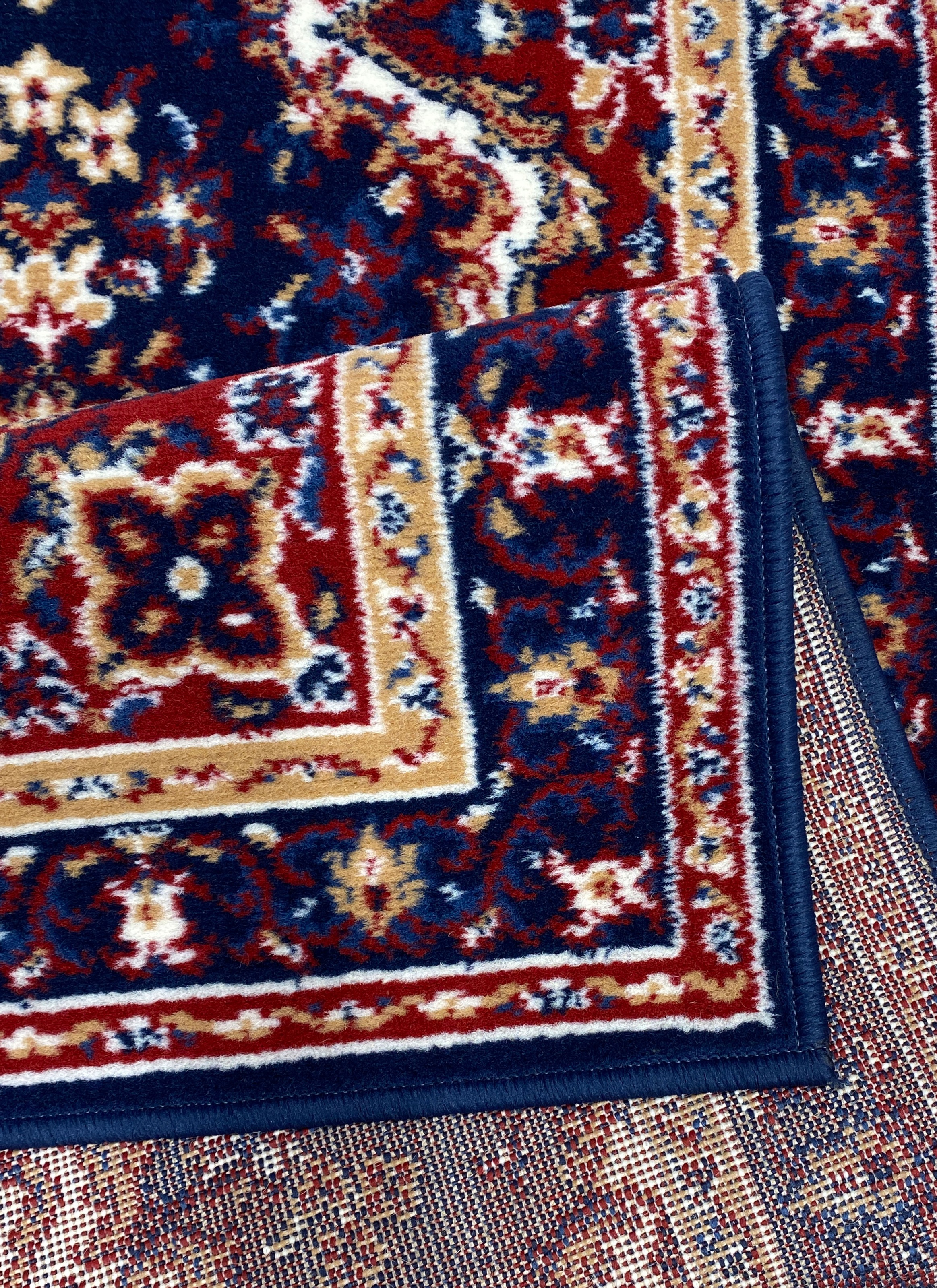 my home Läufer »Oriental, Made in Belgium«, rechteckig, 7 mm Höhe, Läufer, Brücke, Kurzflor, Orient-Optik, mit Bordüre, gewebt