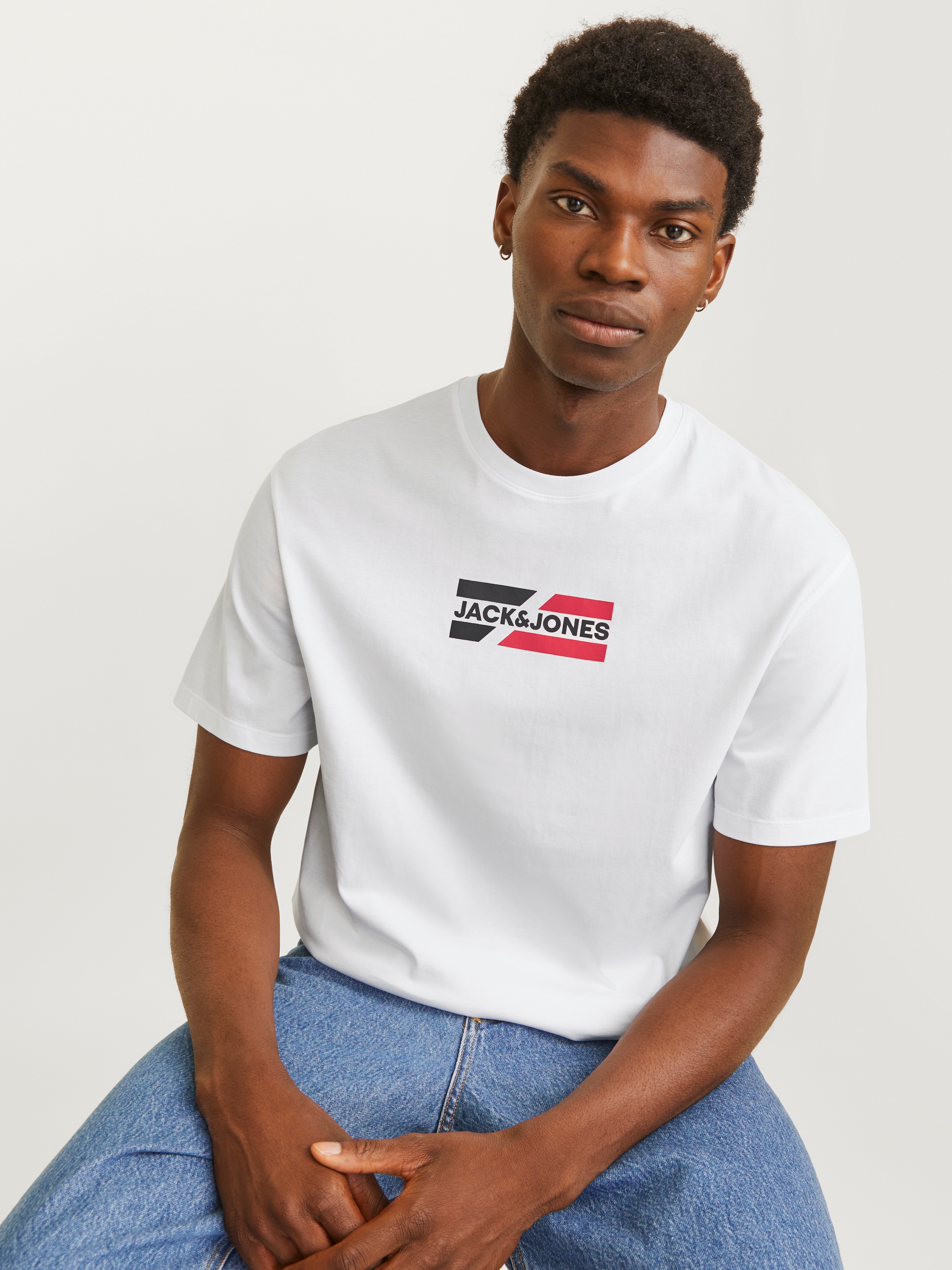 Jack & Jones Kurzarmshirt »JJECORP GRAPHIC TEE SS O-3PK MP NOOS«, (Packung, 3 tlg.)