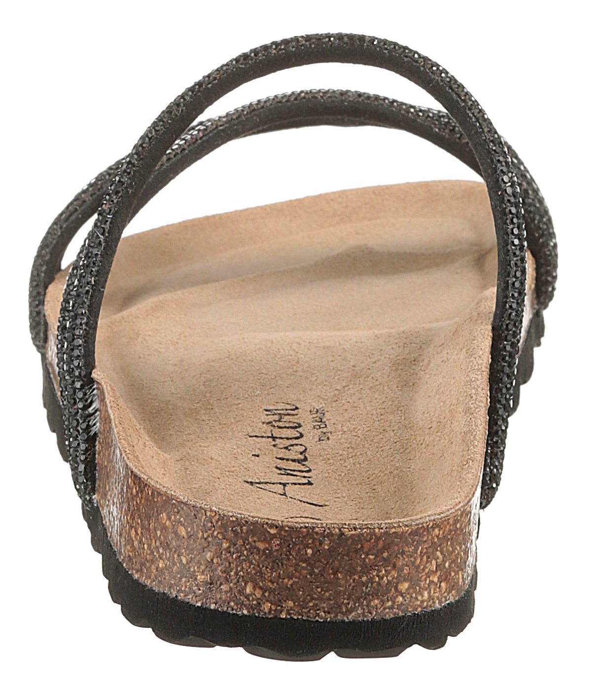 Aniston SHOES Pantolette, Sommerschuh, Strandschuh, Glitzersteine - NEUE KOLLEKTION