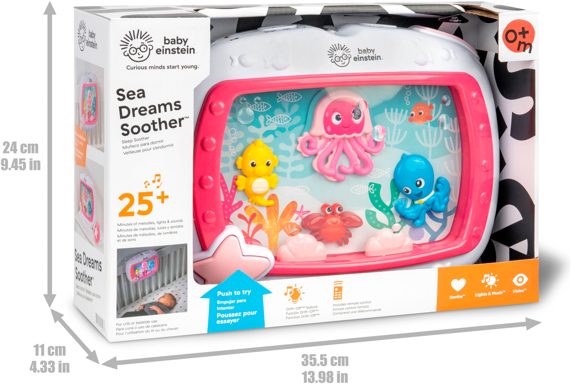 Baby Einstein Nachtlicht »Schlummerlicht Sea Dreams« LED-Modul blau inklusive Fernbedienung