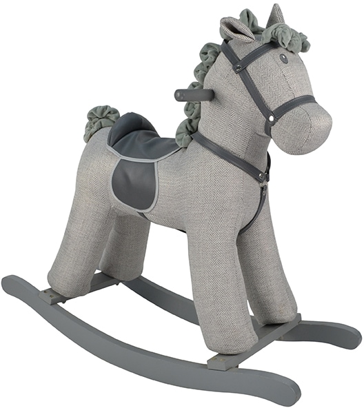 Knorrtoys® Schaukelpferd »Grey Horse«, mit Sound