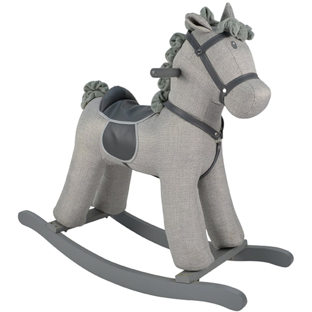 Knorrtoys® Schaukelpferd »Grey Horse«, mit Sound