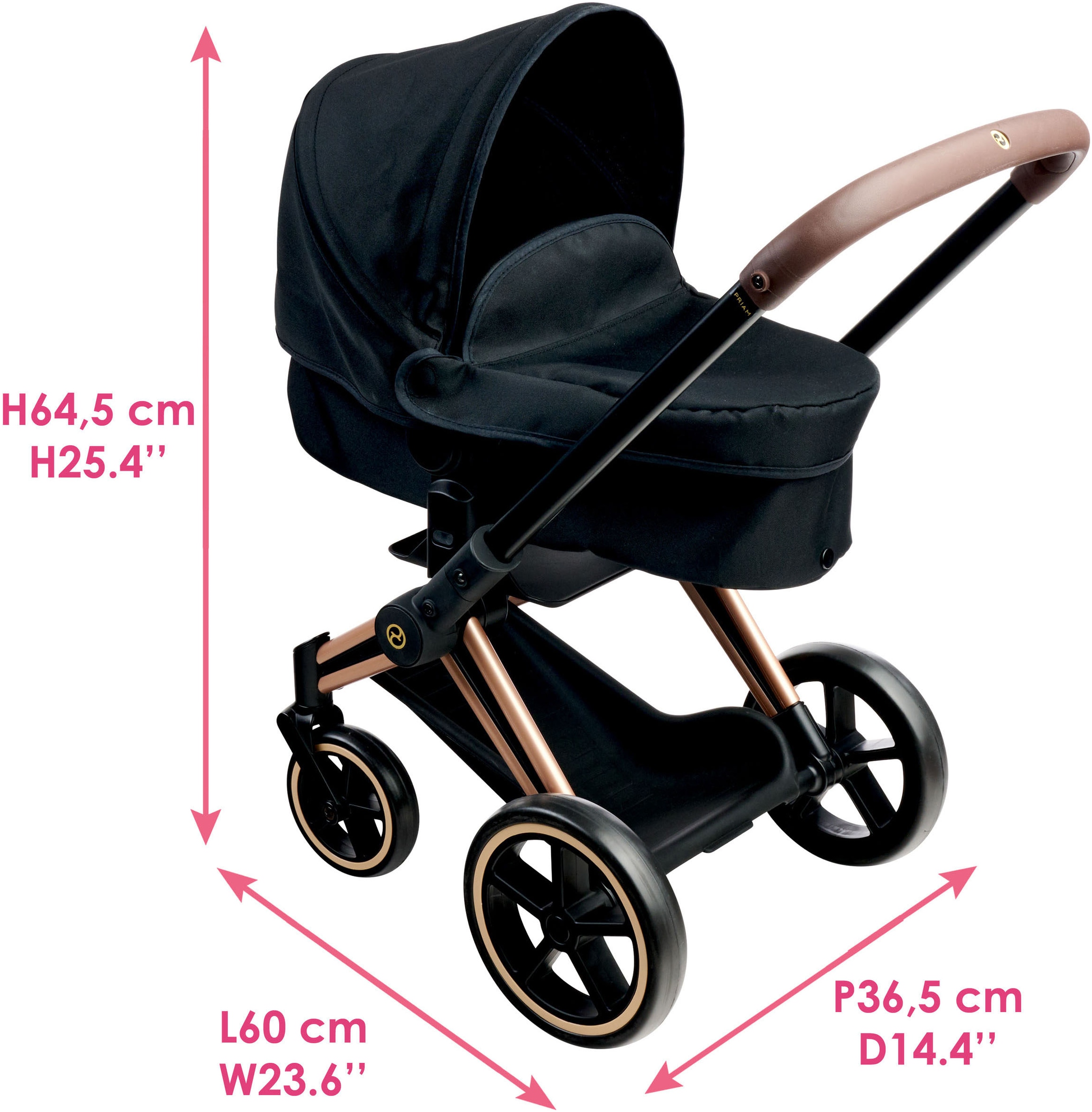 Corolle® Kombi-Puppenwagen »Corolle, 36-42cm Cybex«