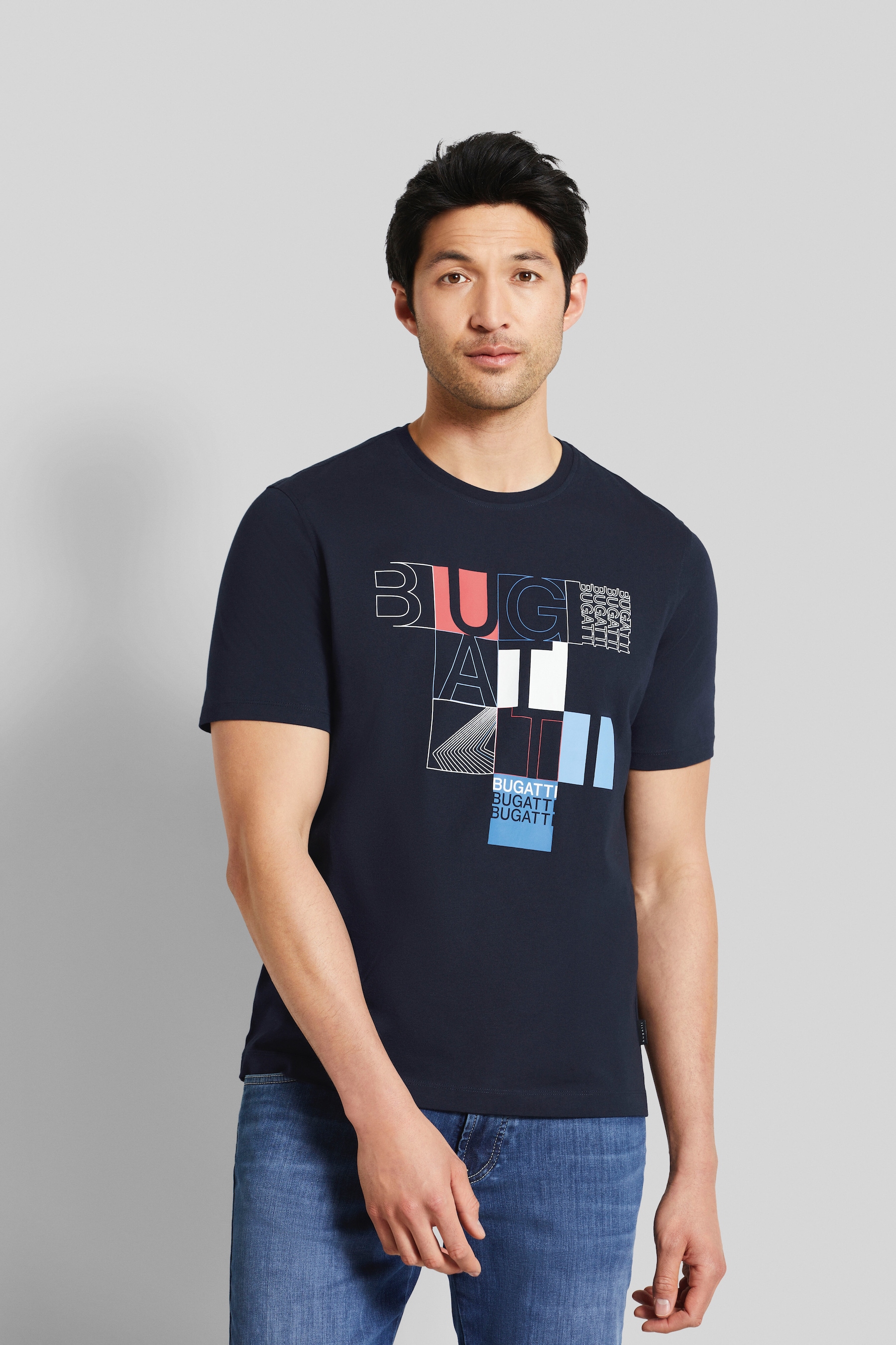 T-Shirt, mit großflächigem Print