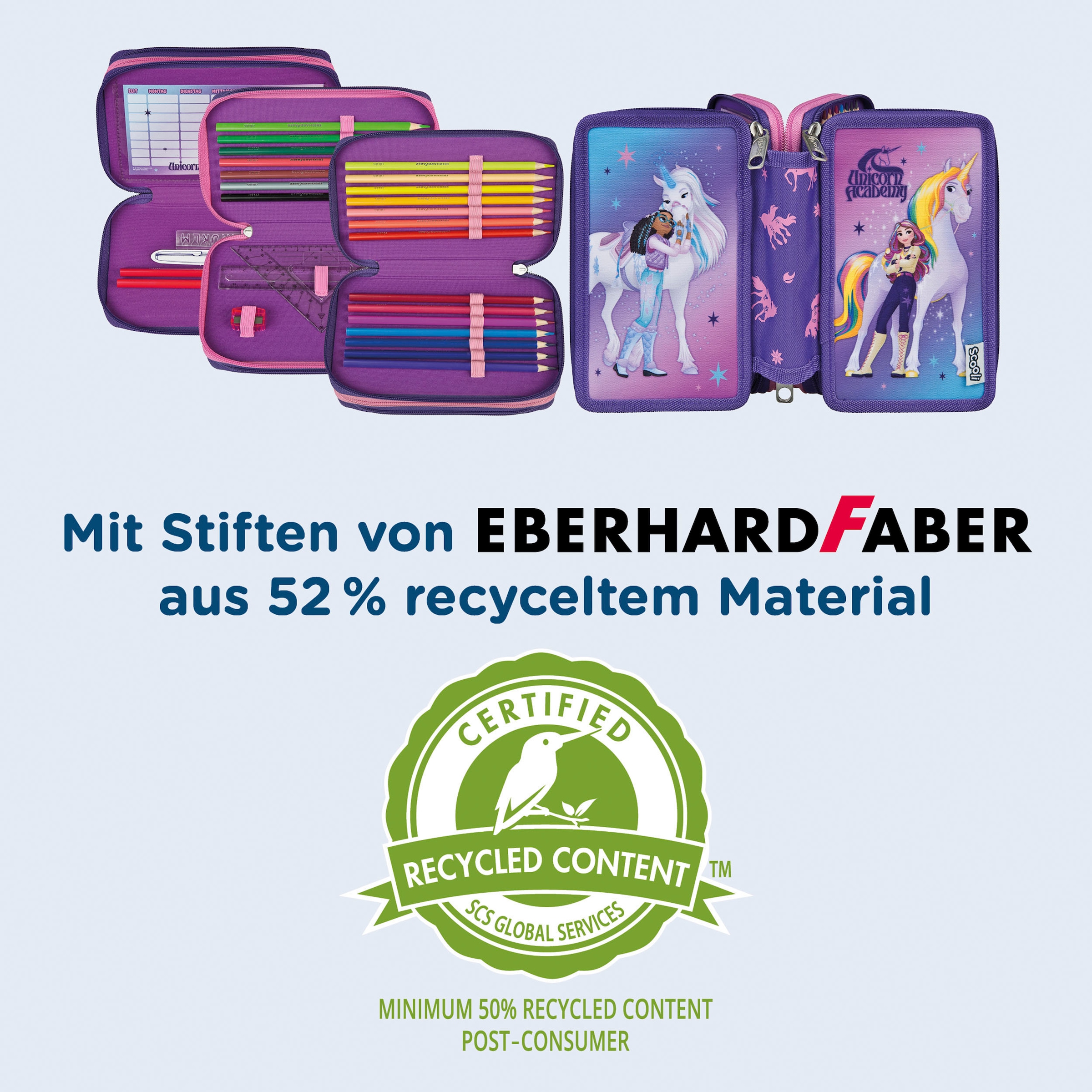 Scooli Federmäppchen »Tripledecker«