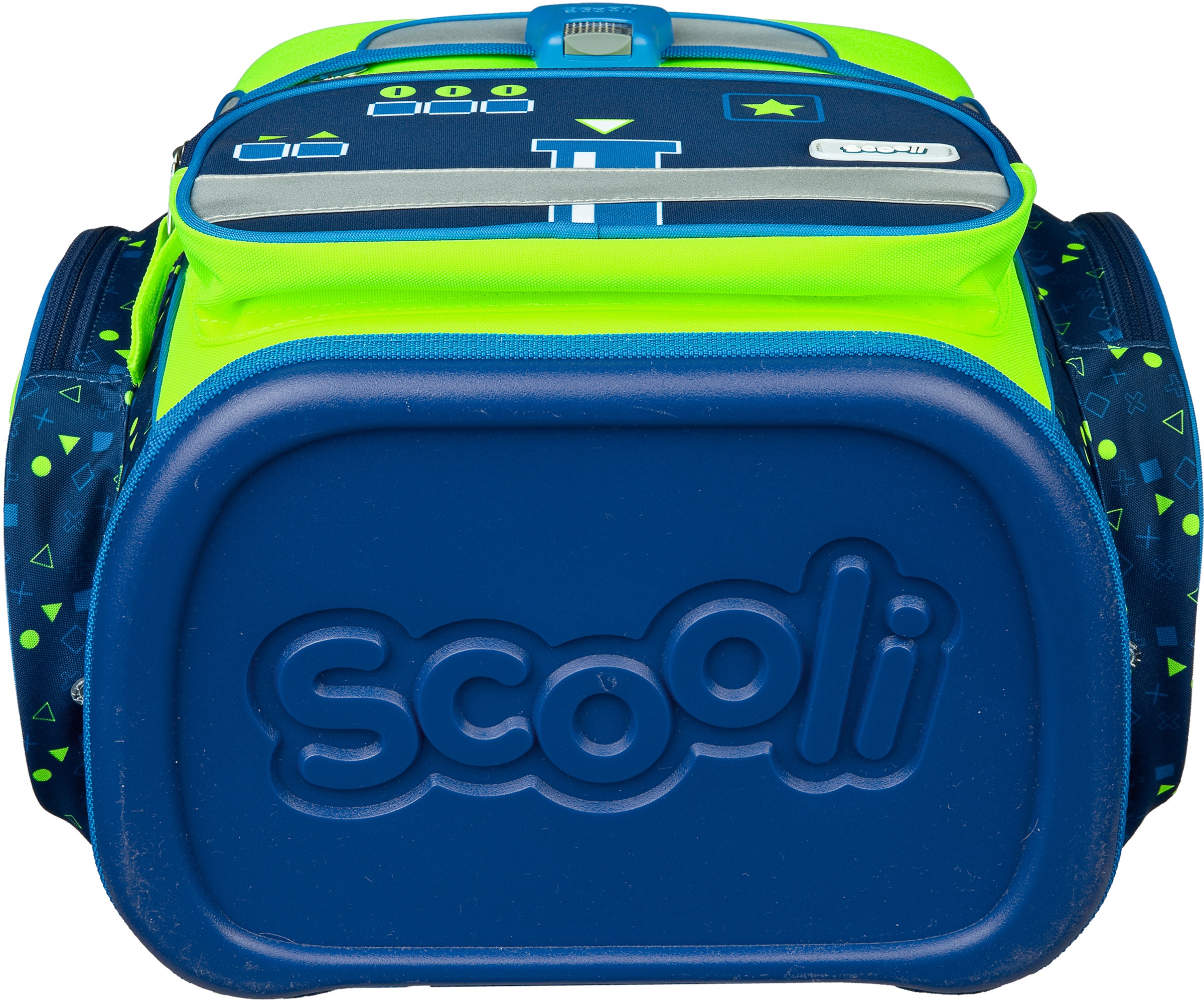 Scooli Schulranzen »EasyFit, Boys, Level Up«, Reflektoren-Floureszierende Flächen, Glow Edition