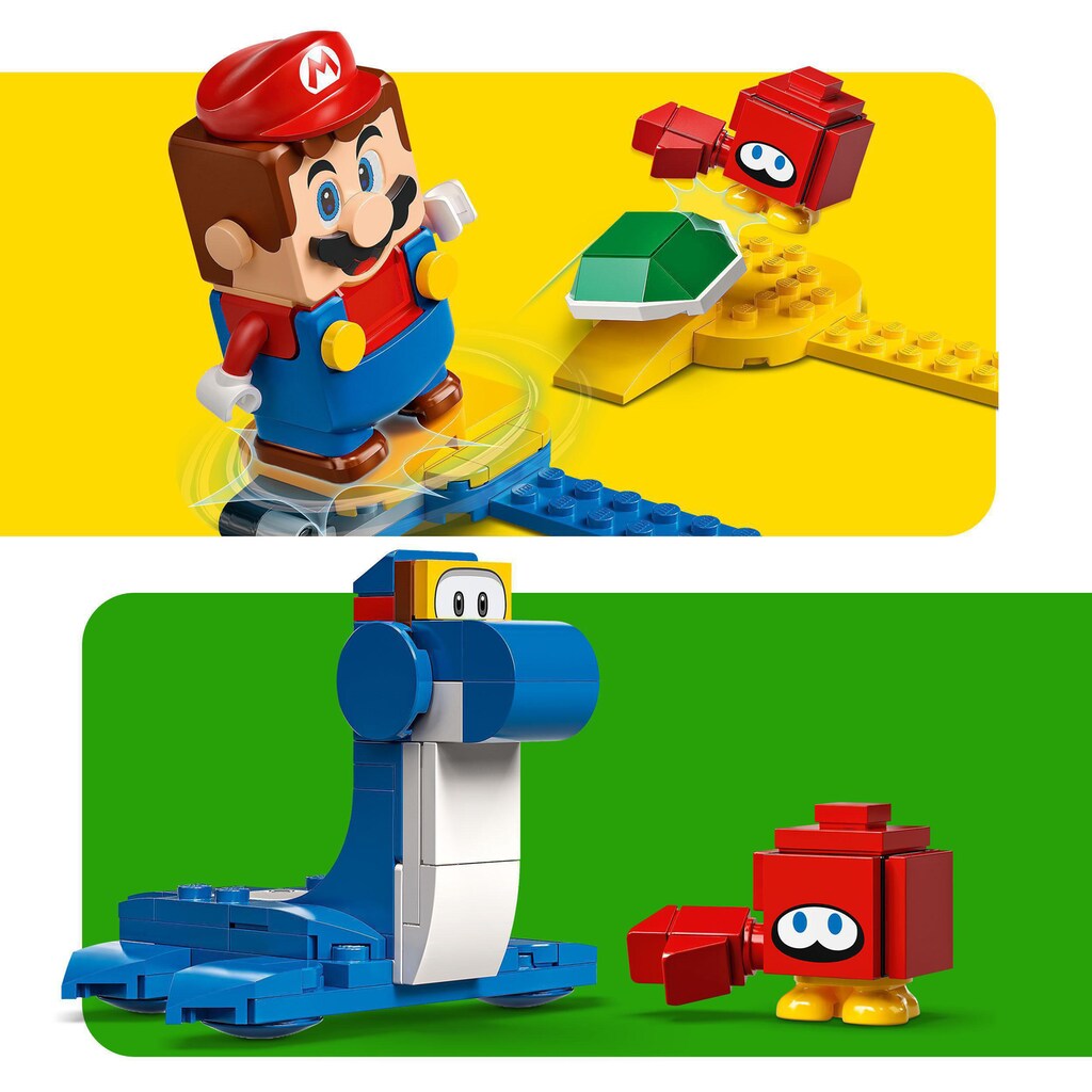 LEGO® Konstruktionsspielsteine »Dorries Strandgrundstück – Erweiterungsset (71398), LEGO® Super Mario«, (229 St.)